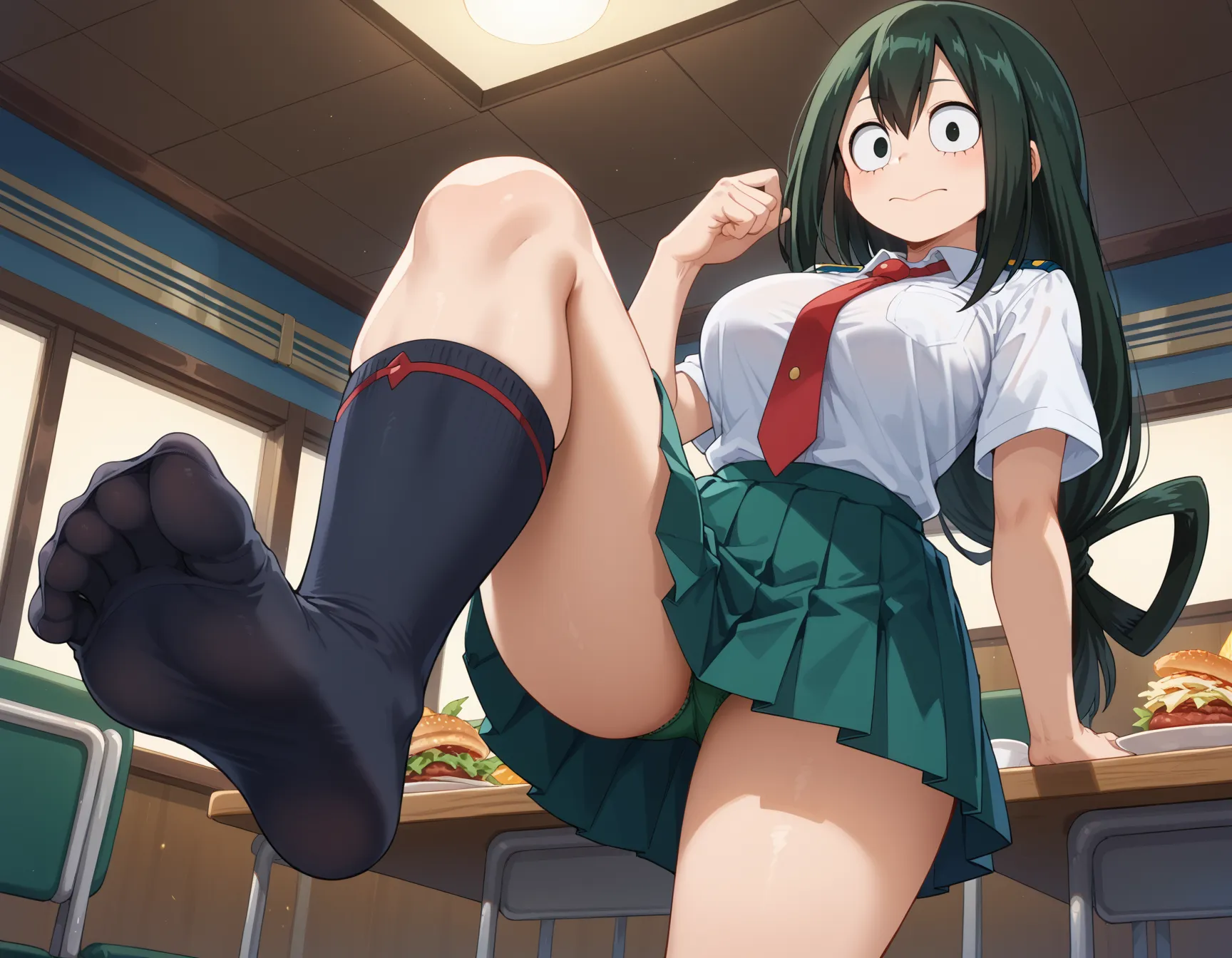 ヒロアカに登場する梅雨ちゃんのエロいAI画像400枚！(6ページ目)の10枚目の画像です。