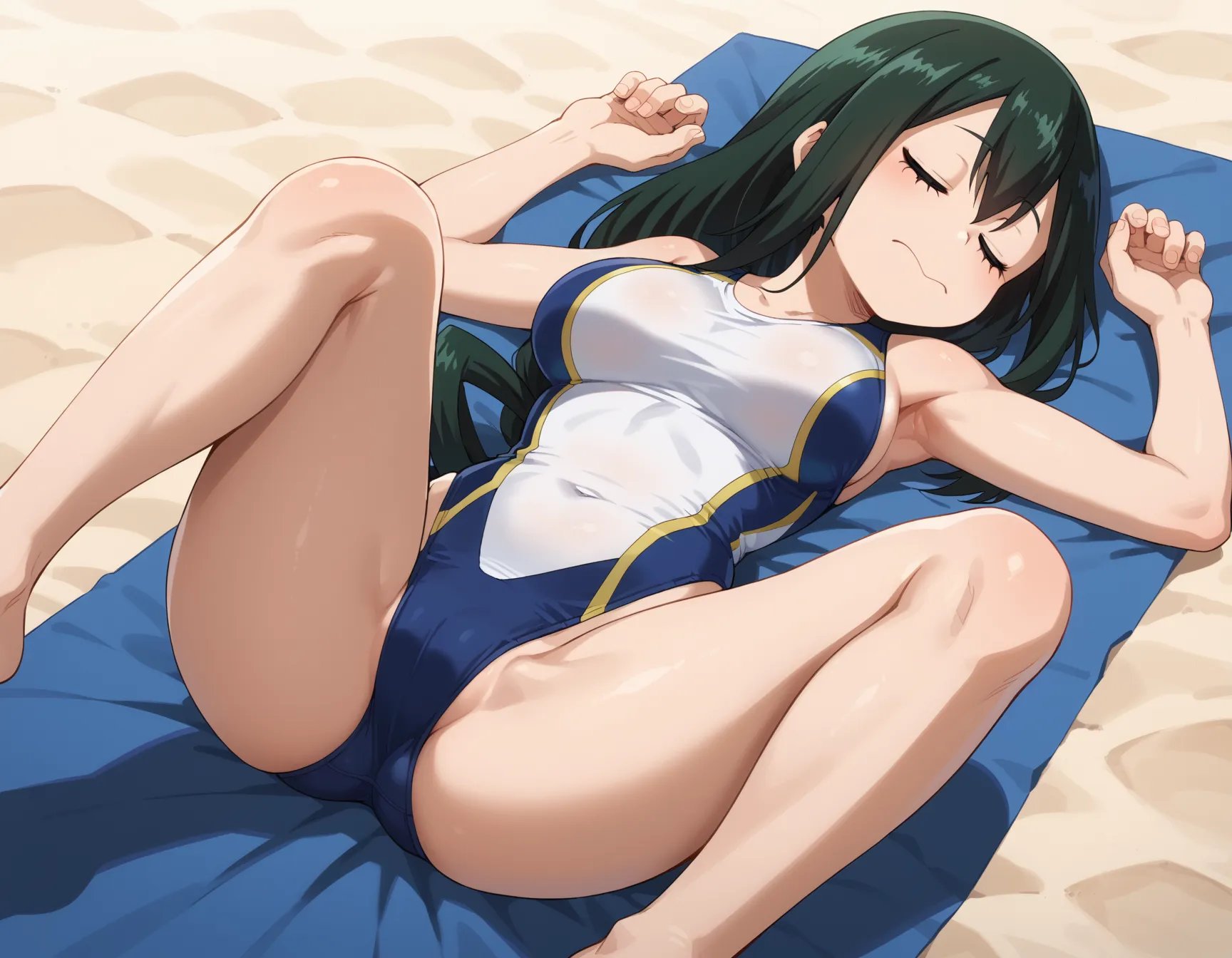ヒロアカに登場する梅雨ちゃんのエロいAI画像400枚！(6ページ目)の12枚目の画像です。