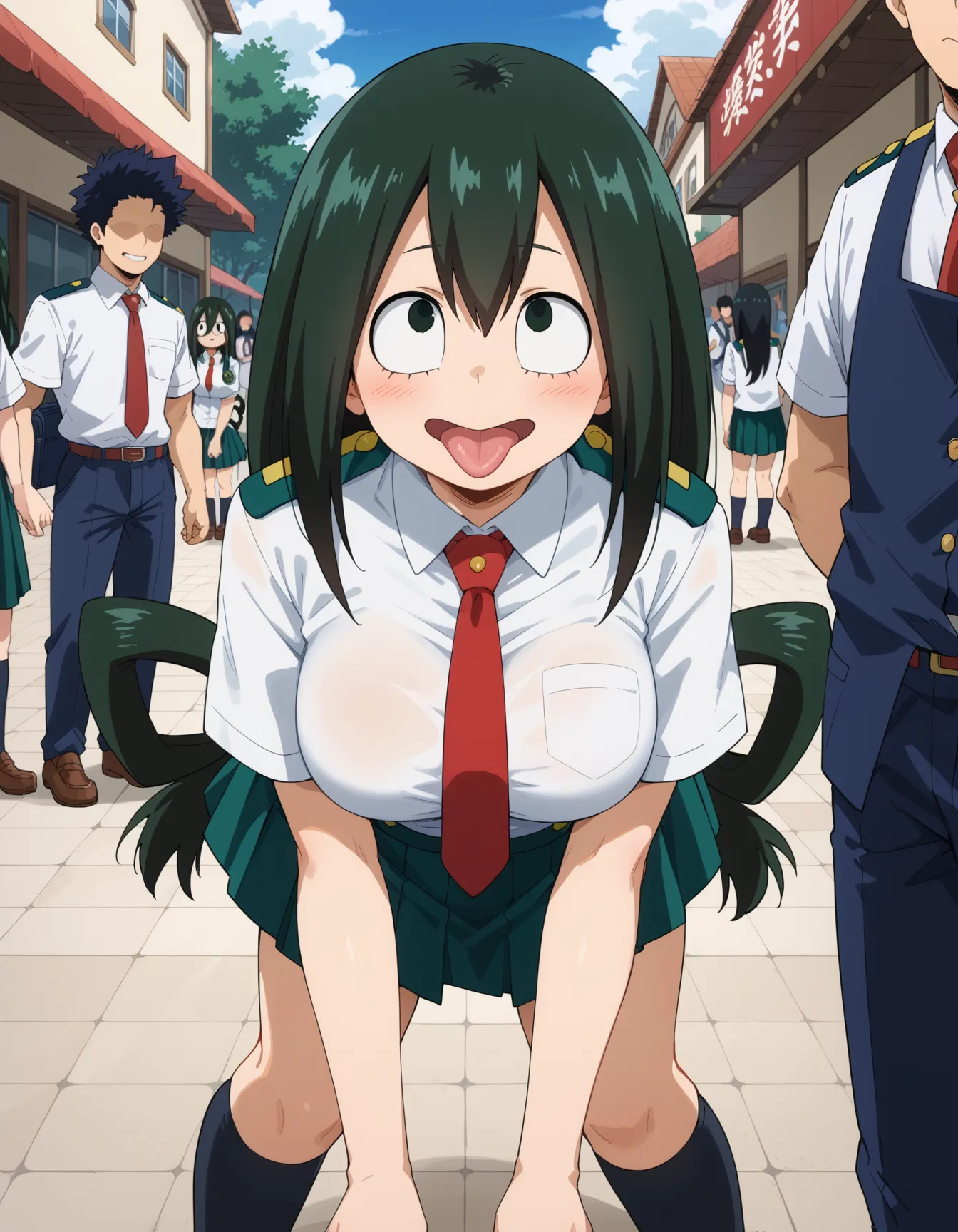ヒロアカに登場する梅雨ちゃんのエロいAI画像400枚！(6ページ目)の19枚目の画像です。