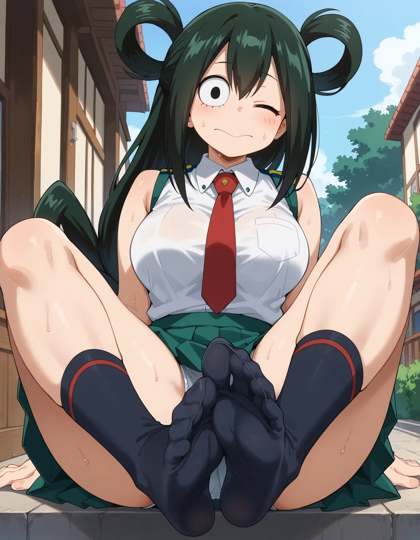 ヒロアカに登場する梅雨ちゃんのエロいAI画像400枚！(7ページ目)の19枚目の画像です。