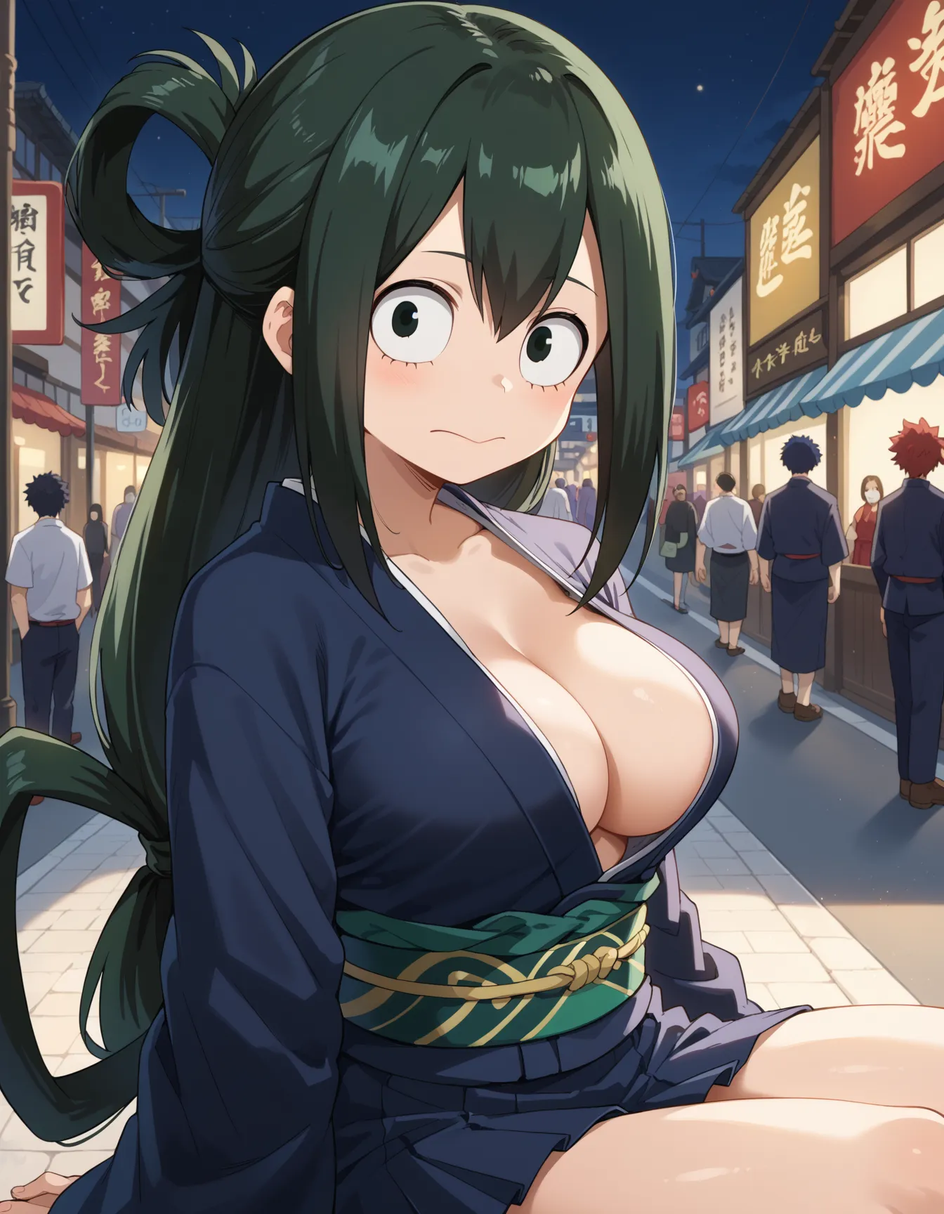 ヒロアカに登場する梅雨ちゃんのエロいAI画像400枚！(9ページ目)の37枚目の画像です。