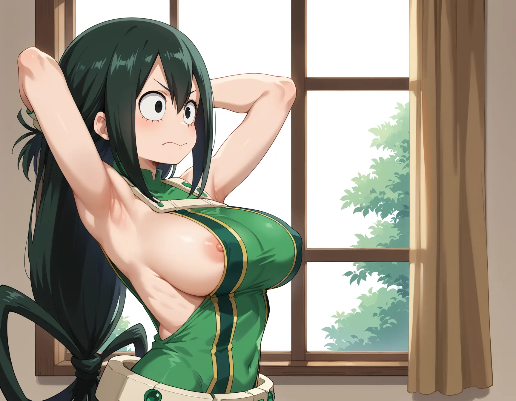 ヒロアカに登場する梅雨ちゃんのエロいAI画像400枚！(2ページ目)の19枚目の画像です。