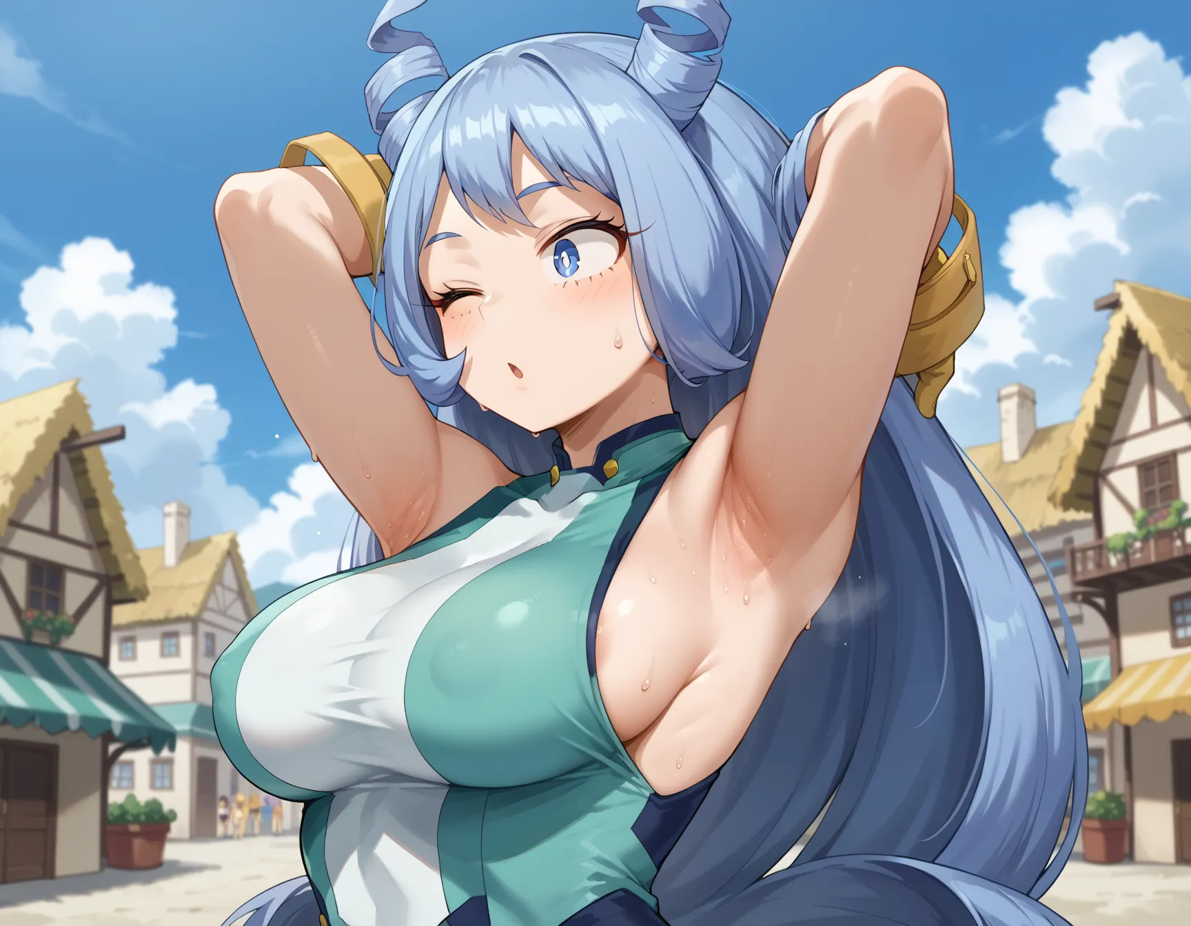 ヒロアカに登場する不思議系美少女ネジレチャンのエロいAI画像448枚！(4ページ目)の22枚目の画像です。