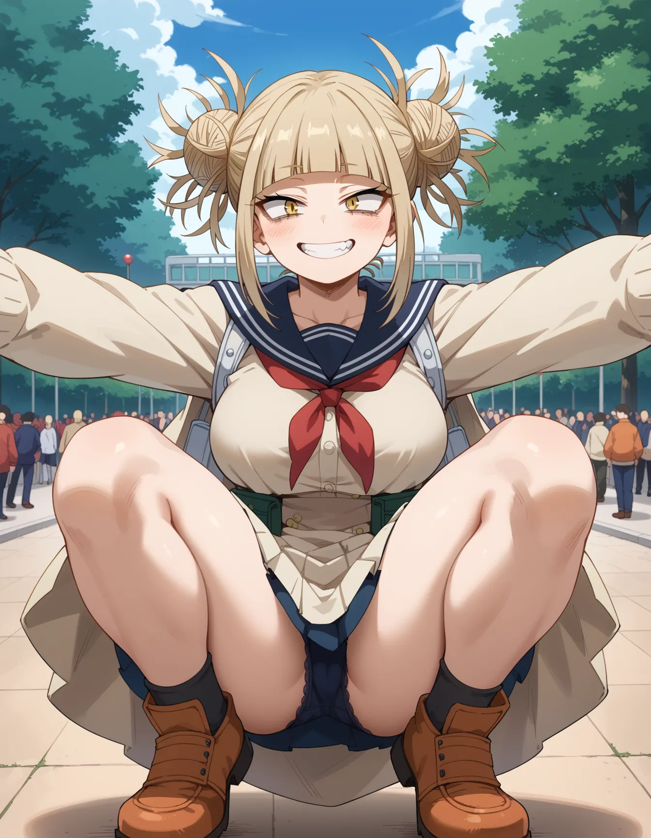 ヒロアカに登場する病みカワ系美少女なトガちゃんのエロいAI画像420枚！(6ページ目)の4枚目の画像です。