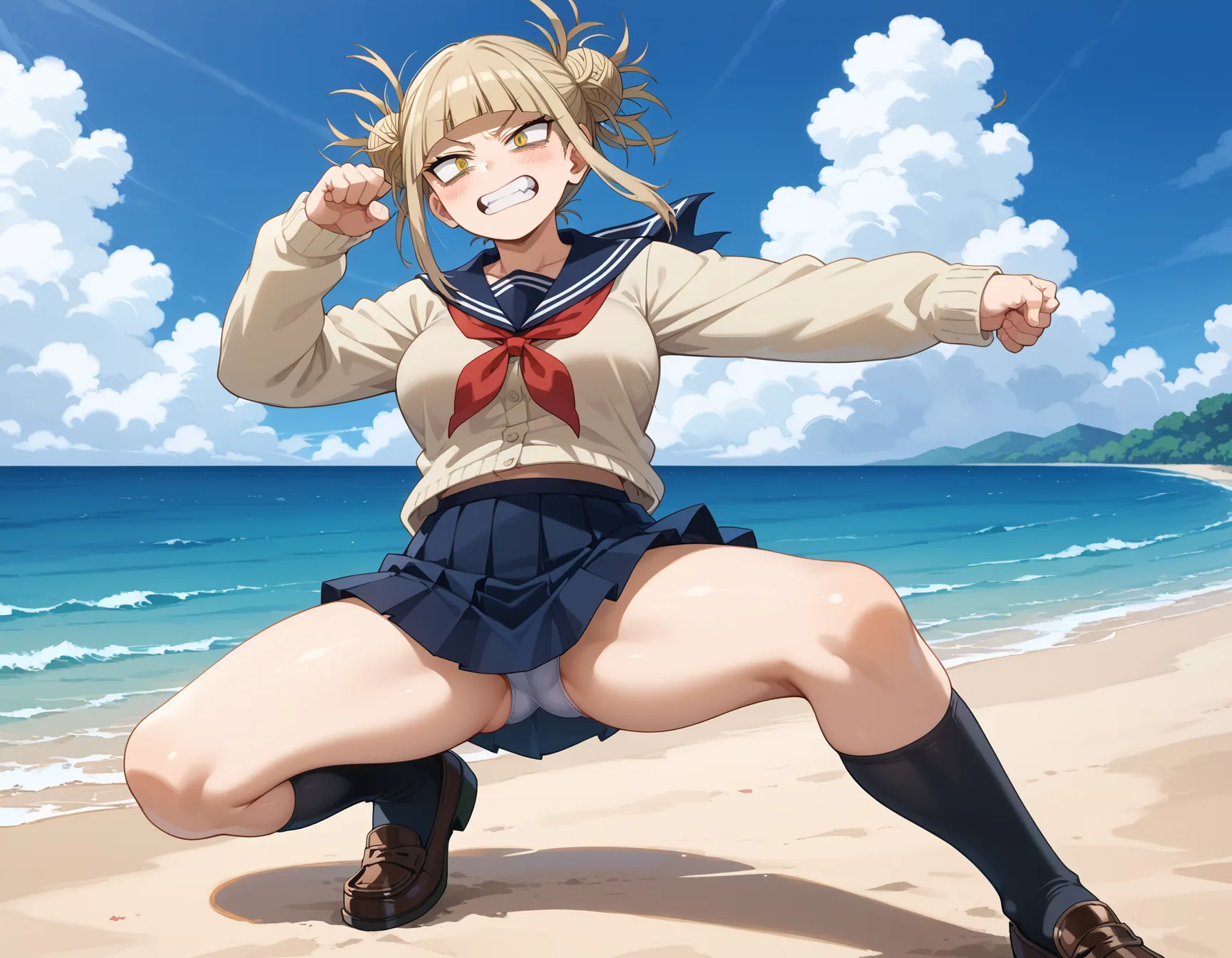 ヒロアカに登場する病みカワ系美少女なトガちゃんのエロいAI画像420枚！(6ページ目)の19枚目の画像です。
