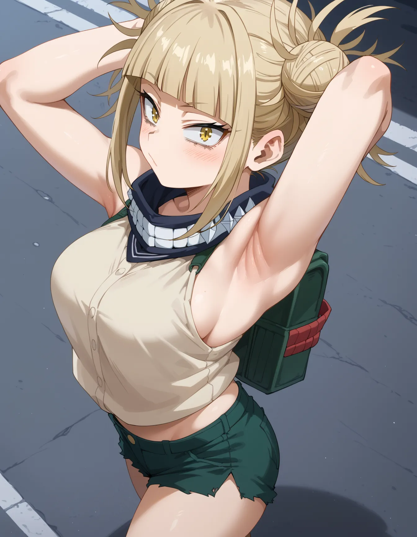 ヒロアカに登場する病みカワ系美少女なトガちゃんのエロいAI画像420枚！(7ページ目)の4枚目の画像です。