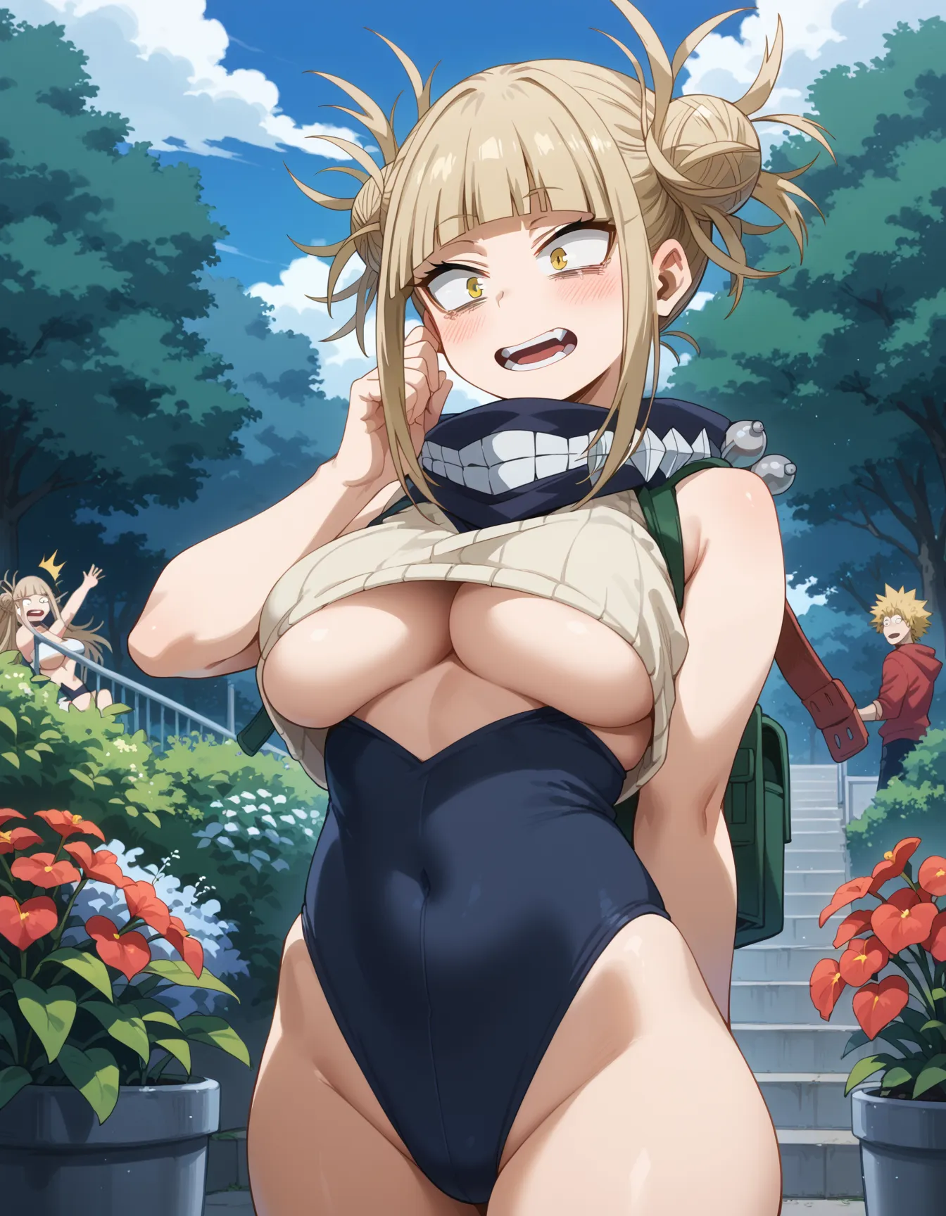ヒロアカに登場する病みカワ系美少女なトガちゃんのエロいAI画像420枚！(10ページ目)の36枚目の画像です。