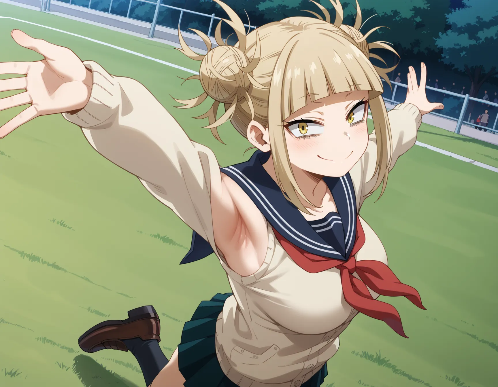 【渡我被身子エロ画像】ヒロアカに登場する病みカワ系美少女なトガちゃんのエロいAI画像420枚！(10ページ目)_次ページのエロ画像