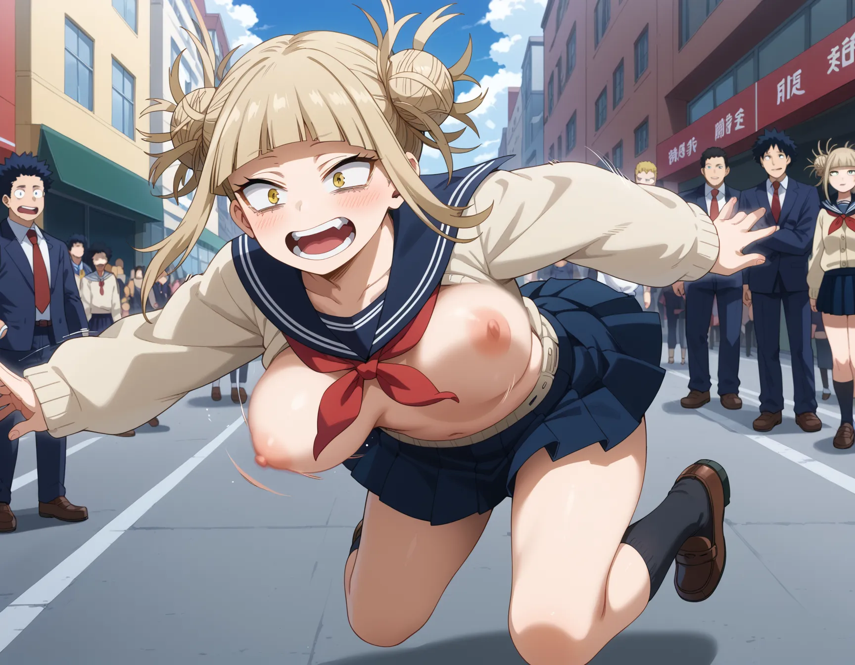 ヒロアカに登場する病みカワ系美少女なトガちゃんのエロいAI画像420枚！の17枚目の画像です。