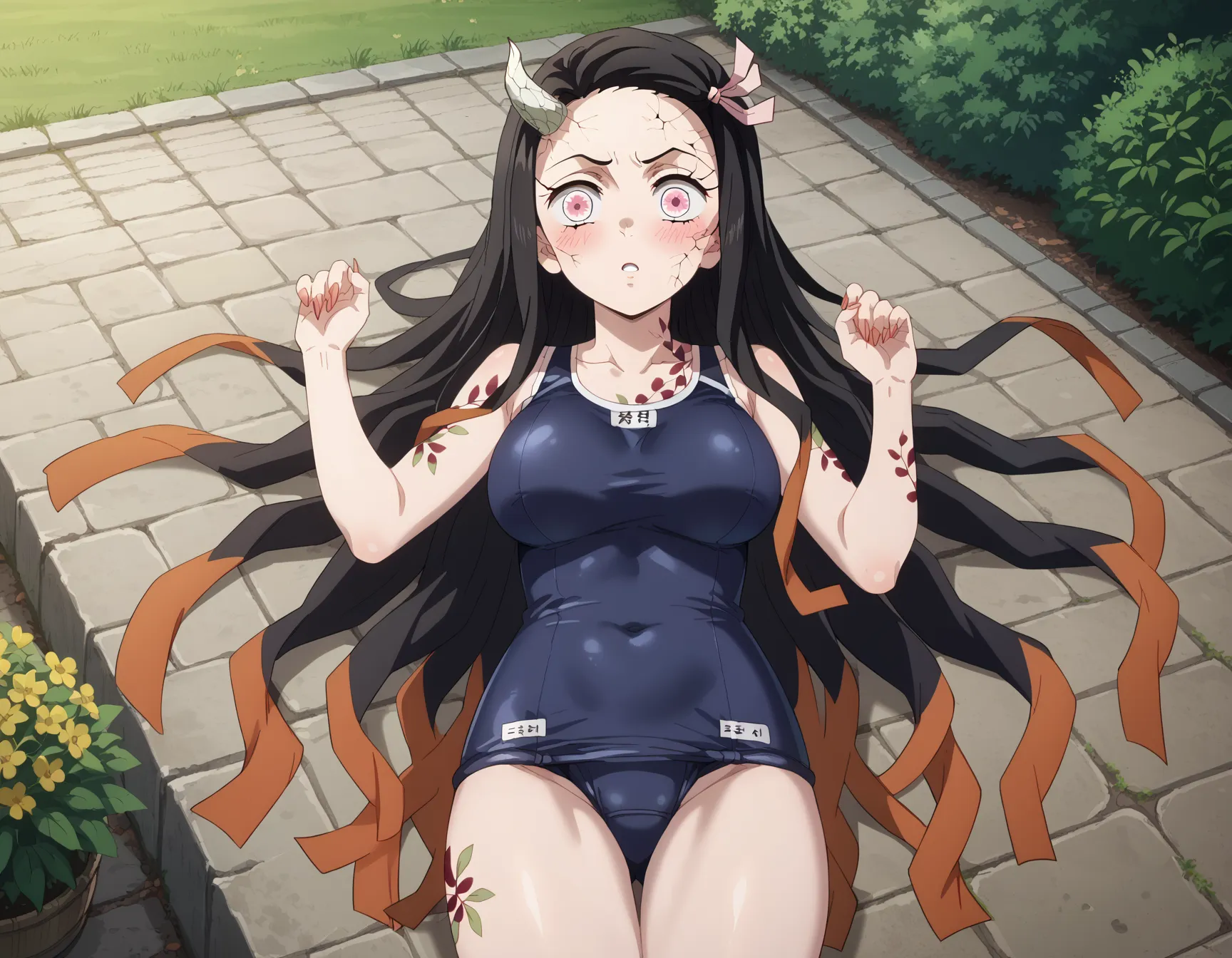 鬼滅の刃に登場する主人公の妹ねずこちゃんのエロいAI画像462枚！(7ページ目)の12枚目の画像です。