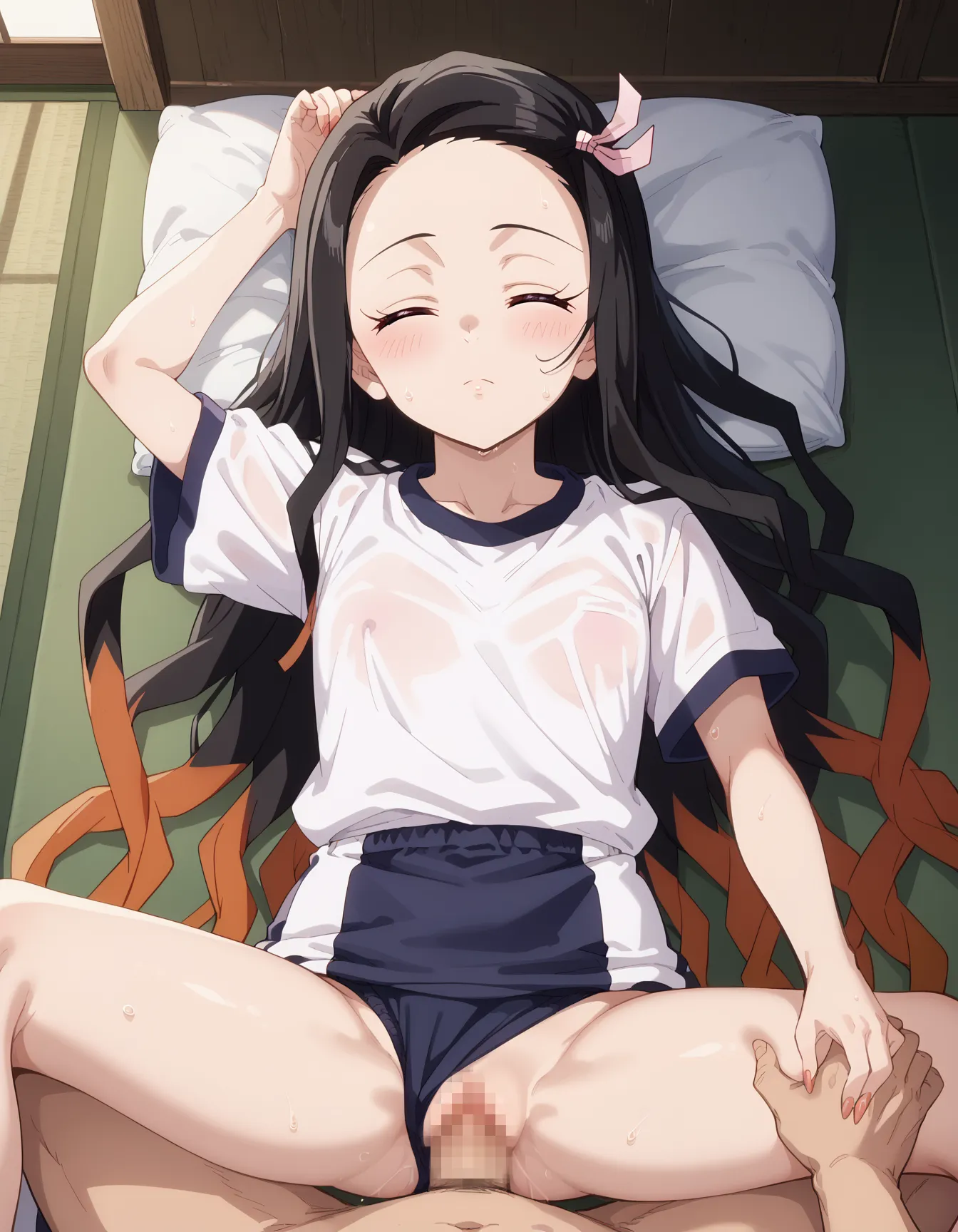 鬼滅の刃に登場する主人公の妹ねずこちゃんのエロいAI画像462枚！(7ページ目)の26枚目の画像です。