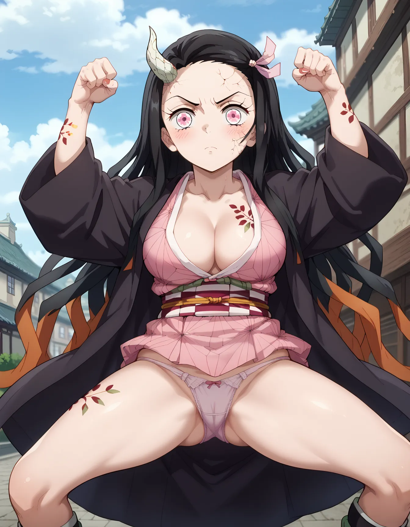 鬼滅の刃に登場する主人公の妹ねずこちゃんのエロいAI画像462枚！(8ページ目)の11枚目の画像です。