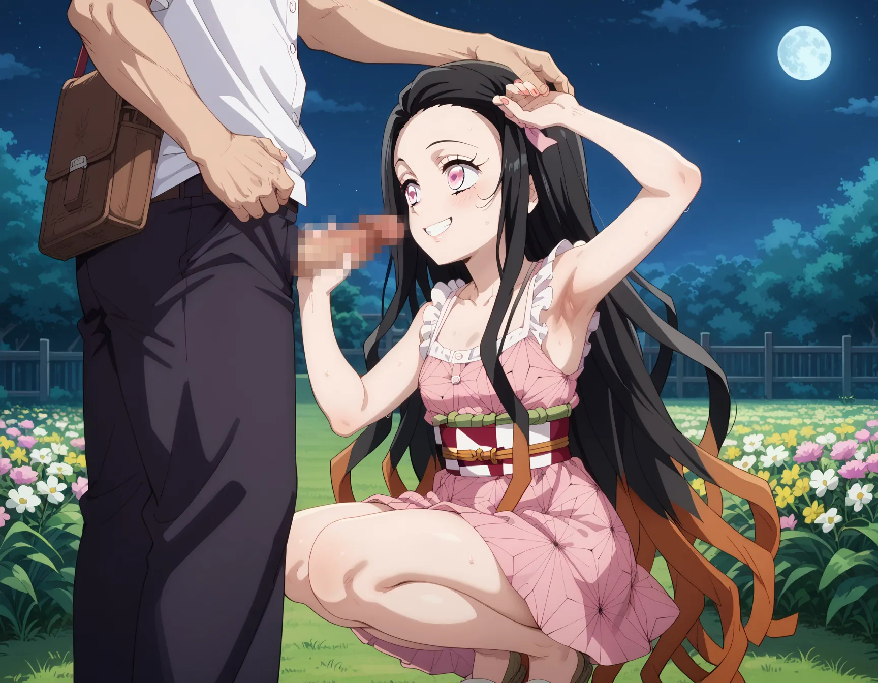 鬼滅の刃に登場する主人公の妹ねずこちゃんのエロいAI画像462枚！(11ページ目)の2枚目の画像です。
