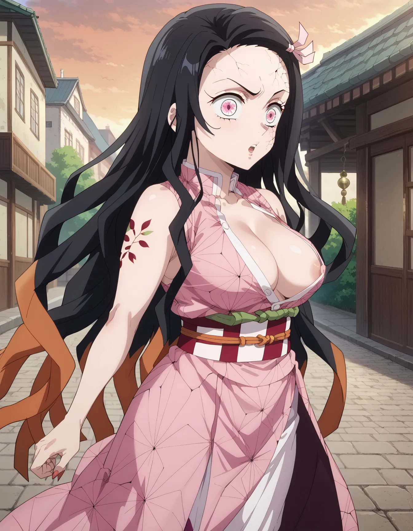 鬼滅の刃に登場する主人公の妹ねずこちゃんのエロいAI画像462枚！(11ページ目)の16枚目の画像です。