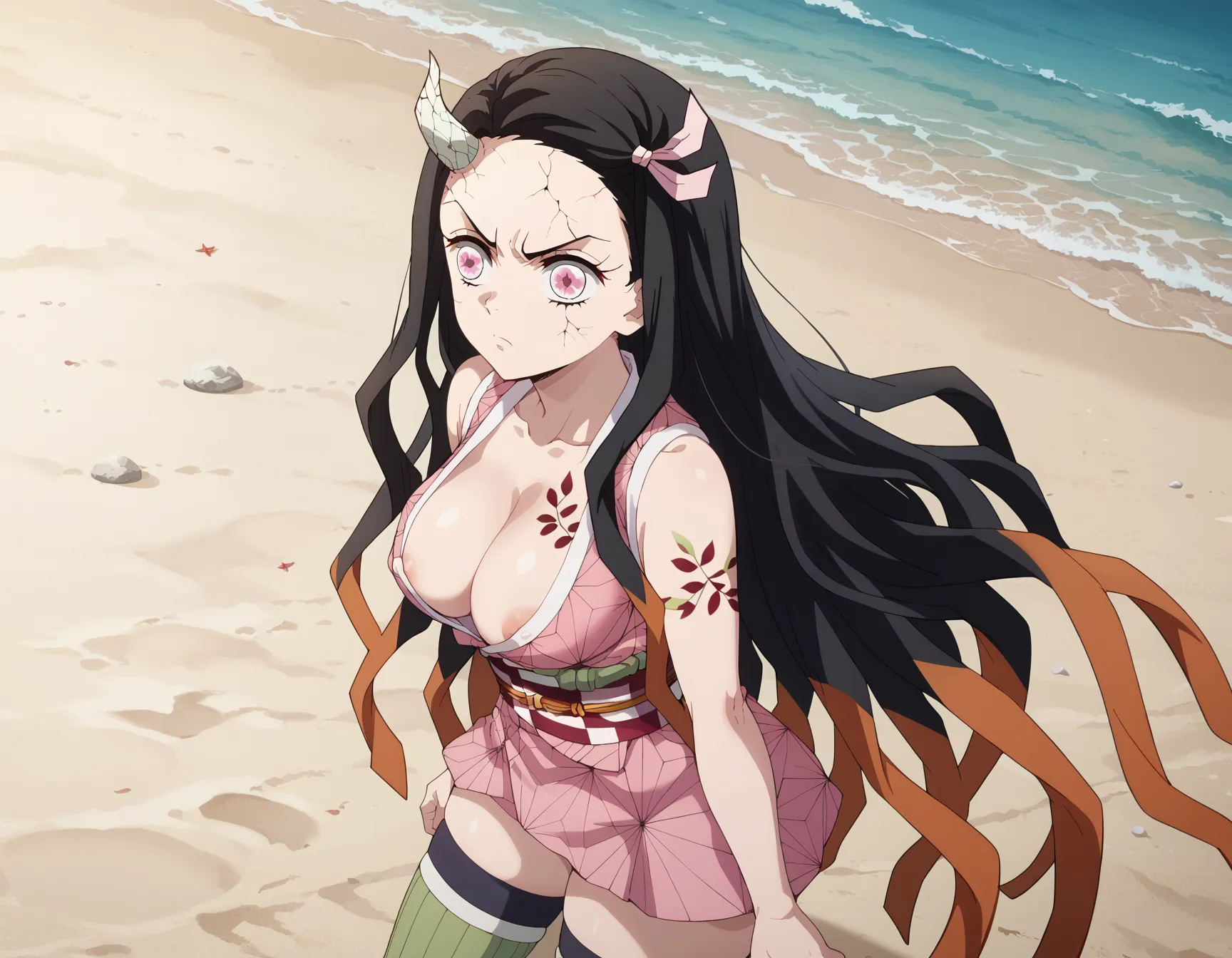 鬼滅の刃に登場する主人公の妹ねずこちゃんのエロいAI画像462枚！(11ページ目)の30枚目の画像です。