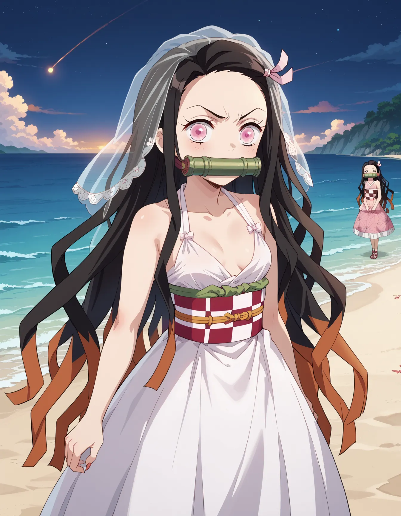 鬼滅の刃に登場する主人公の妹ねずこちゃんのエロいAI画像462枚！(11ページ目)の33枚目の画像です。