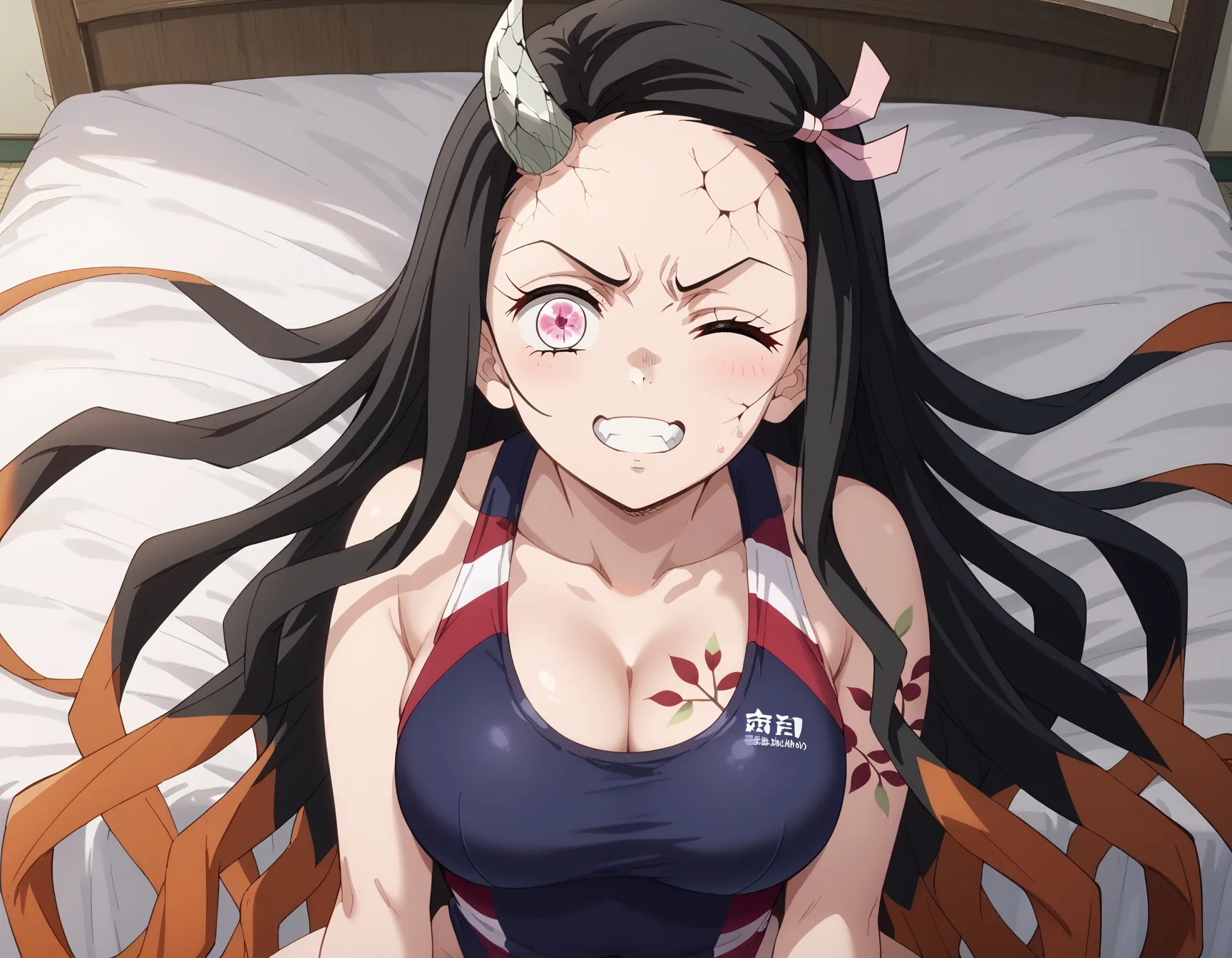 【竈門禰豆子エロ画像】鬼滅の刃に登場する主人公の妹ねずこちゃんのエロいAI画像462枚！_次ページのエロ画像