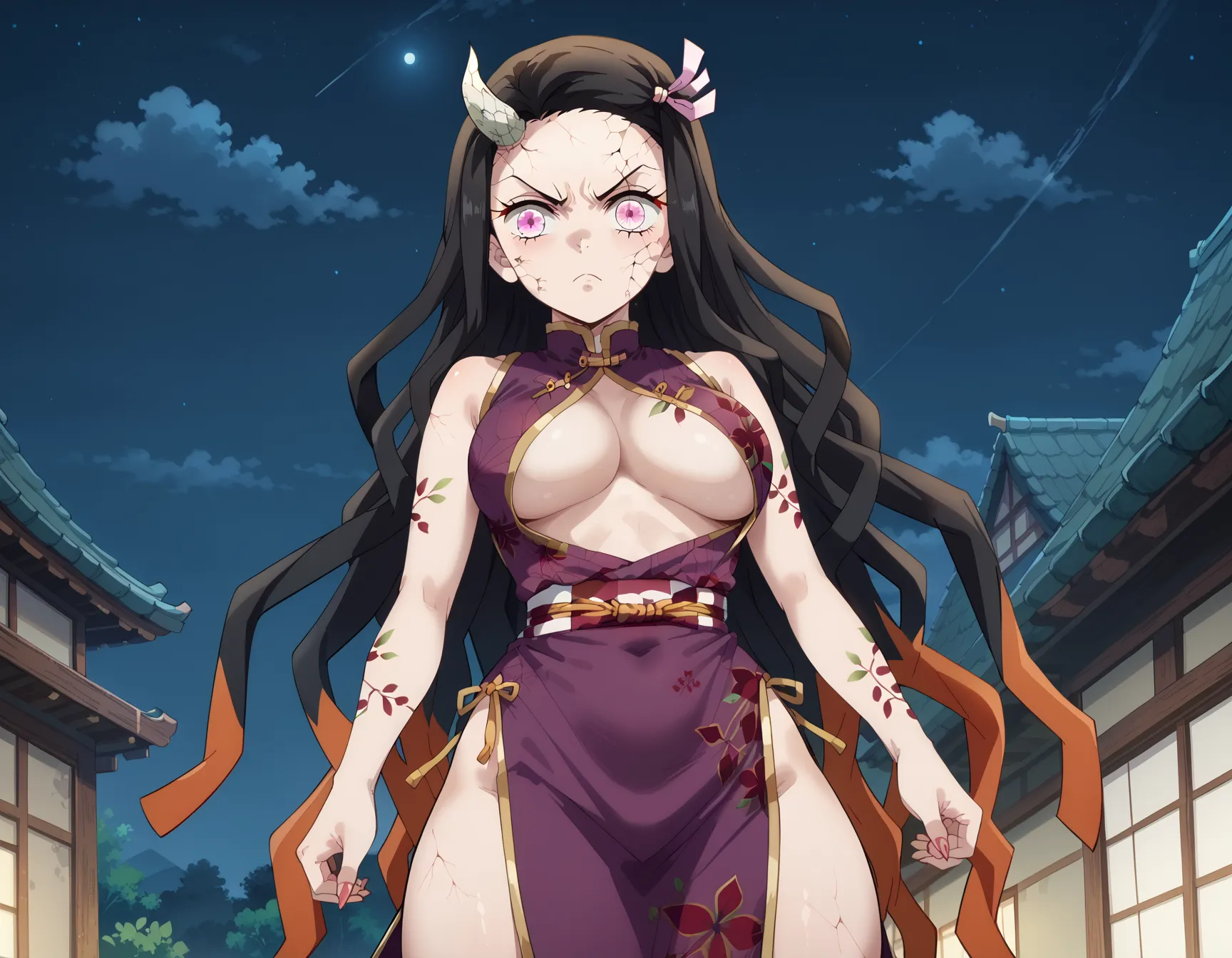 鬼滅の刃に登場する主人公の妹ねずこちゃんのエロいAI画像462枚！の10枚目の画像です。