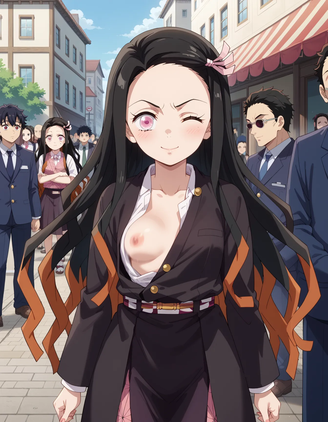 鬼滅の刃に登場する主人公の妹ねずこちゃんのエロいAI画像462枚！の11枚目の画像です。