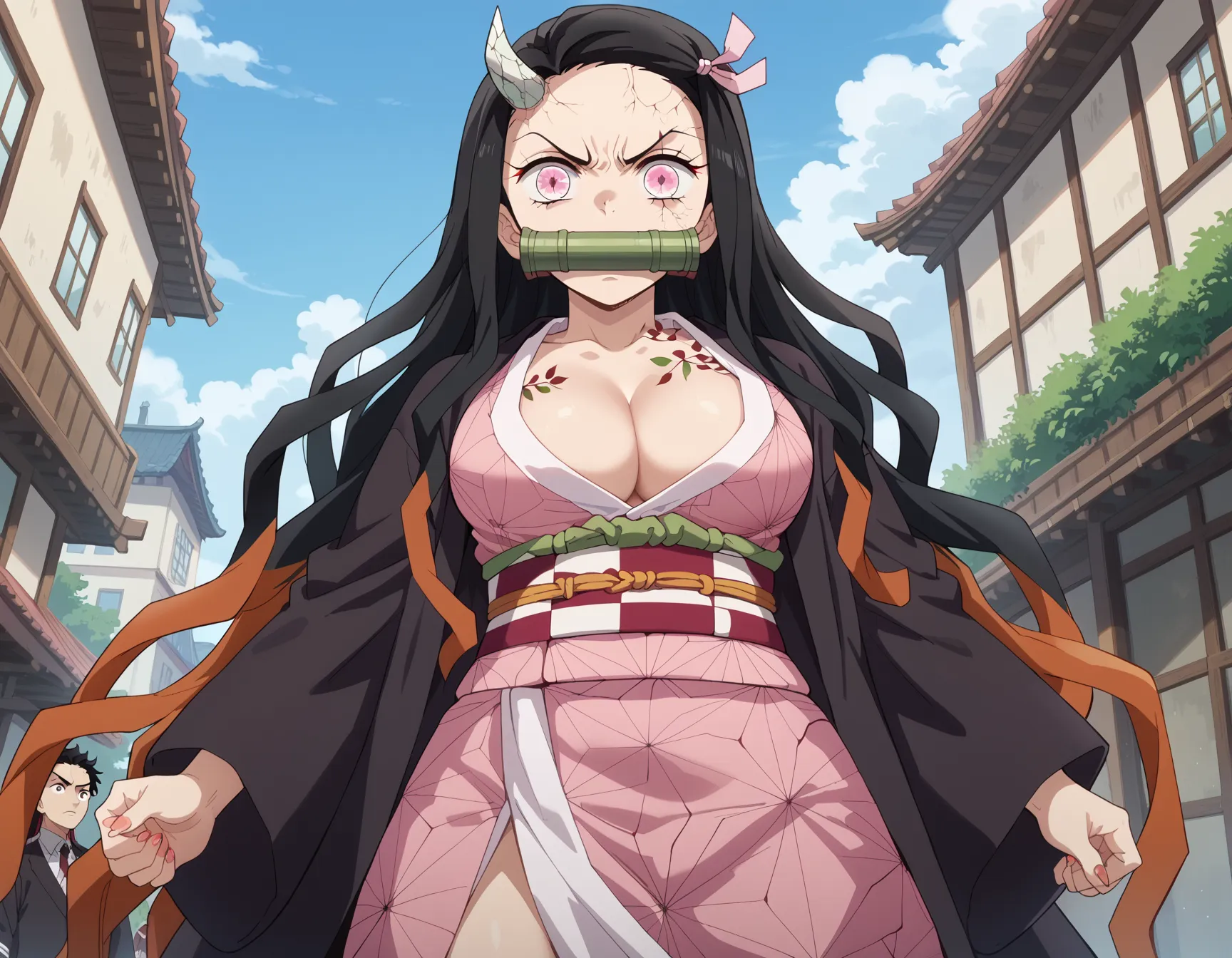 鬼滅の刃に登場する主人公の妹ねずこちゃんのエロいAI画像462枚！(3ページ目)の19枚目の画像です。
