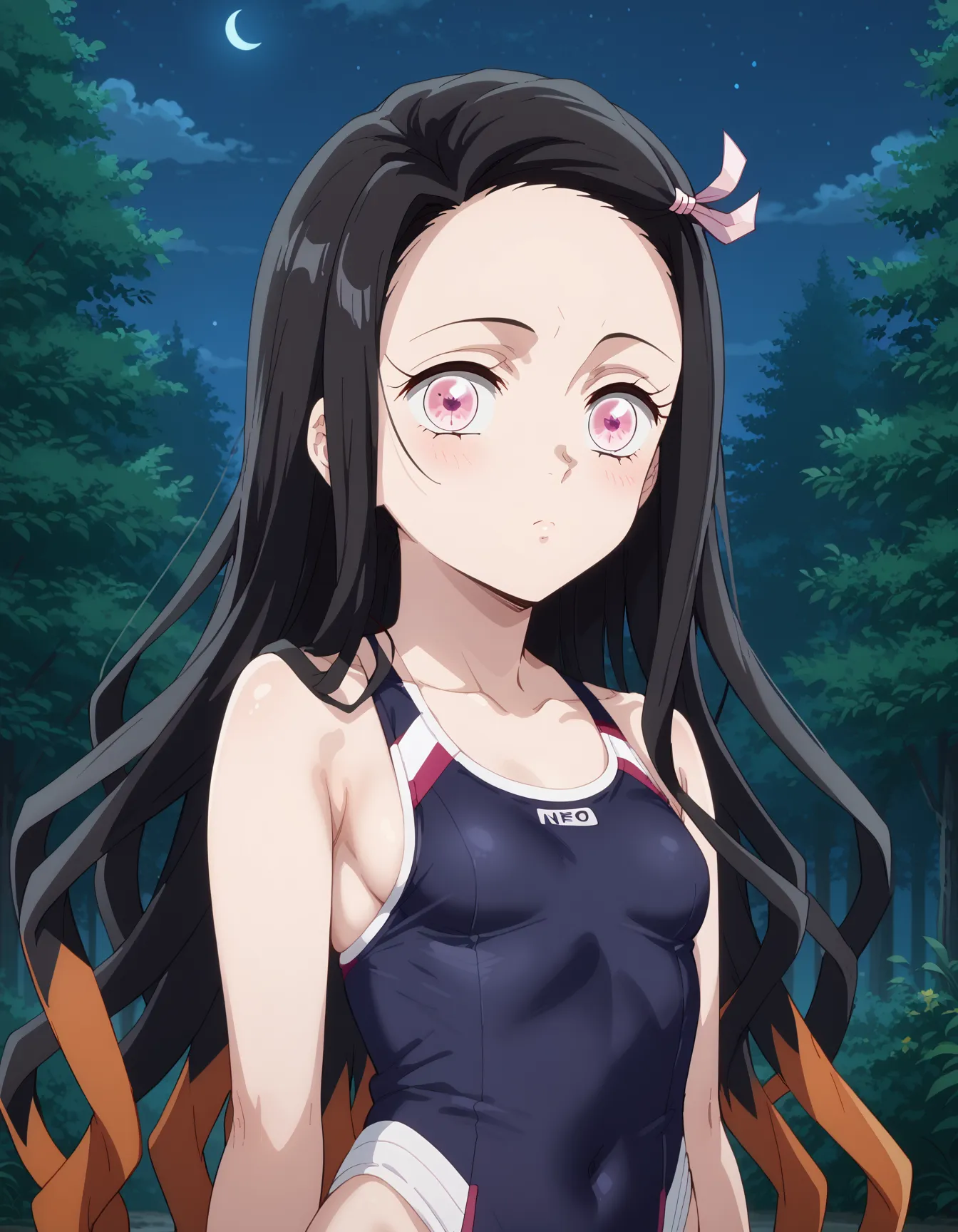 鬼滅の刃に登場する主人公の妹ねずこちゃんのエロいAI画像462枚！の21枚目の画像です。