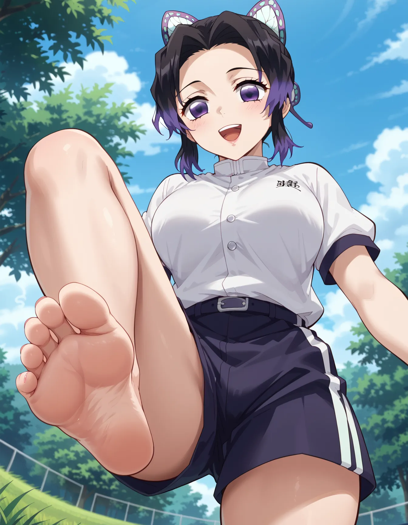 鬼滅の刃に登場する「このおっぱいで37kgは無理でしょ」しのぶちゃんのエロいAI画像440枚！(7ページ目)の18枚目の画像です。