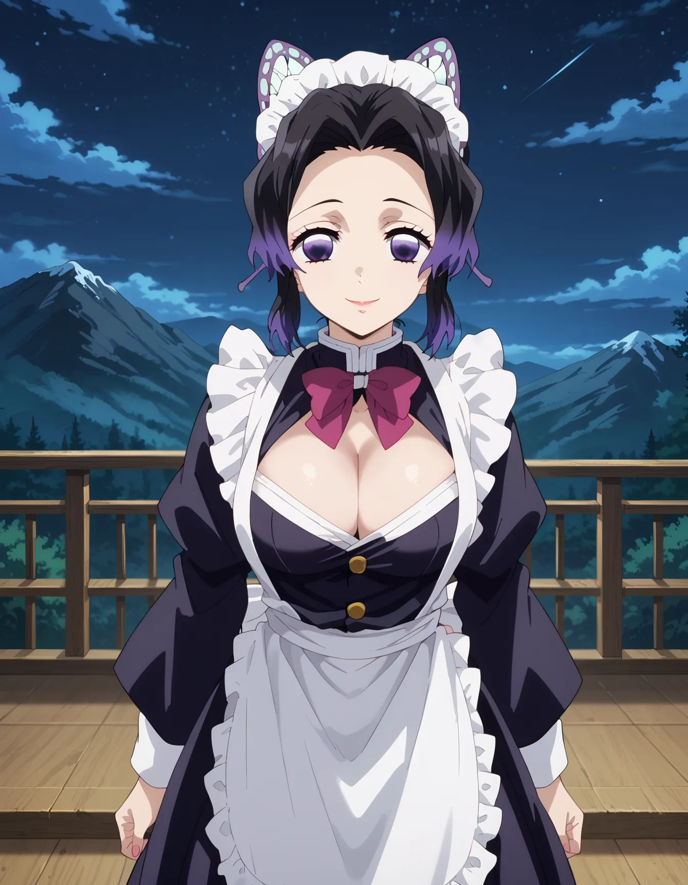 鬼滅の刃に登場する「このおっぱいで37kgは無理でしょ」しのぶちゃんのエロいAI画像440枚！(8ページ目)の5枚目の画像です。