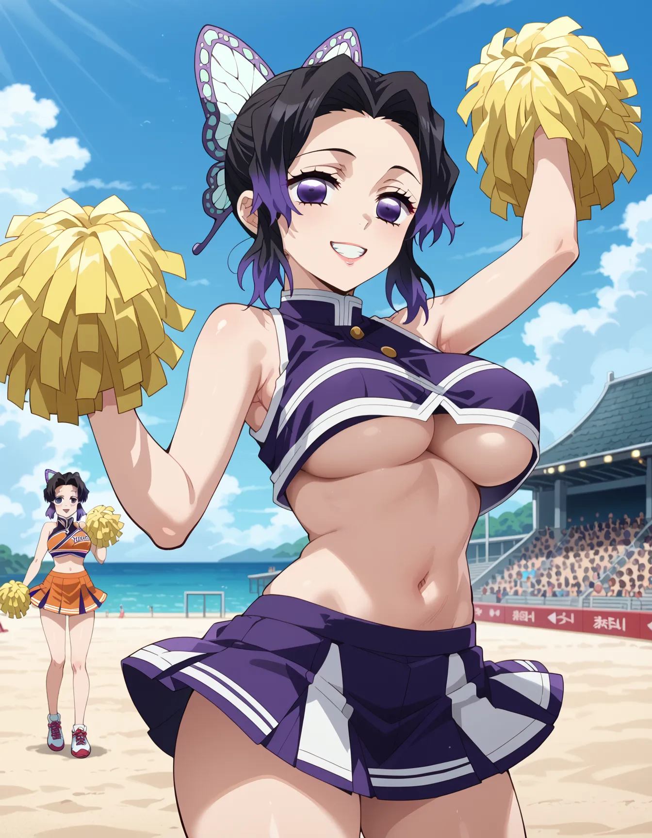 鬼滅の刃に登場する「このおっぱいで37kgは無理でしょ」しのぶちゃんのエロいAI画像440枚！(8ページ目)の8枚目の画像です。