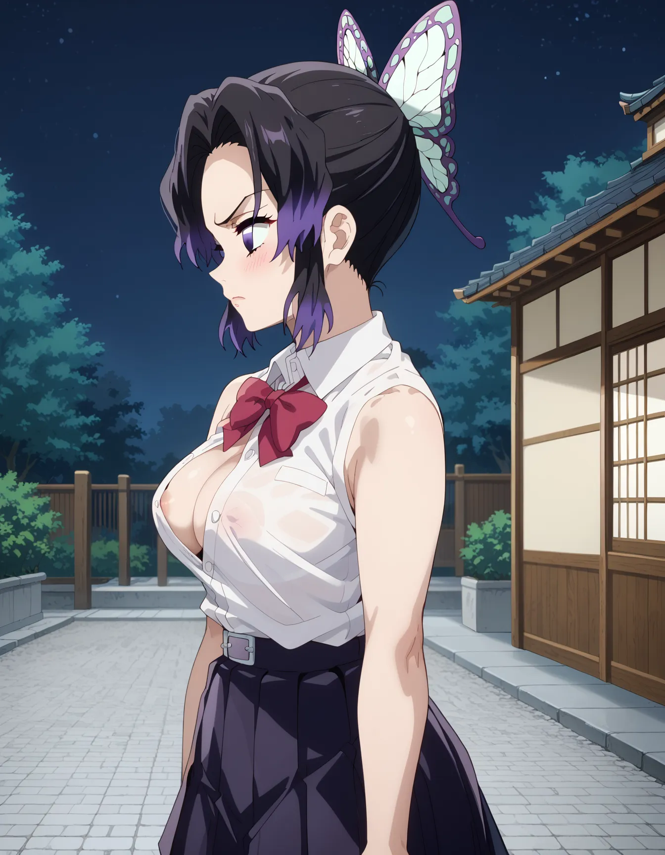 鬼滅の刃に登場する「このおっぱいで37kgは無理でしょ」しのぶちゃんのエロいAI画像440枚！(8ページ目)の12枚目の画像です。