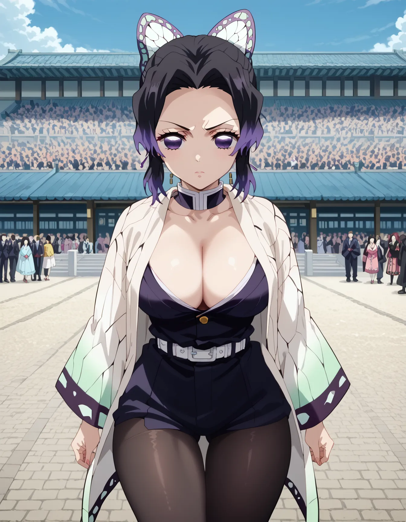 鬼滅の刃に登場する「このおっぱいで37kgは無理でしょ」しのぶちゃんのエロいAI画像440枚！(9ページ目)の35枚目の画像です。