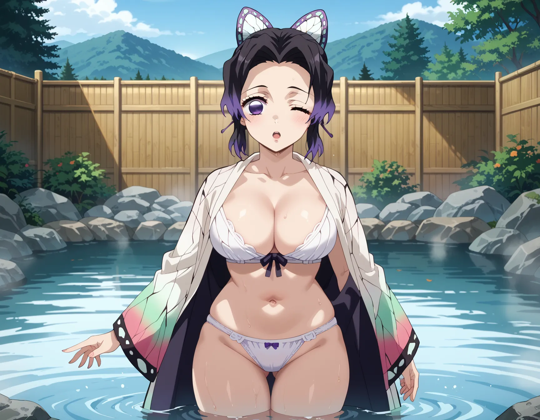 【胡蝶しのぶエロ画像】鬼滅の刃に登場する「このおっぱいで37kgは無理でしょ」しのぶちゃんのエロいAI画像440枚！_次ページのエロ画像