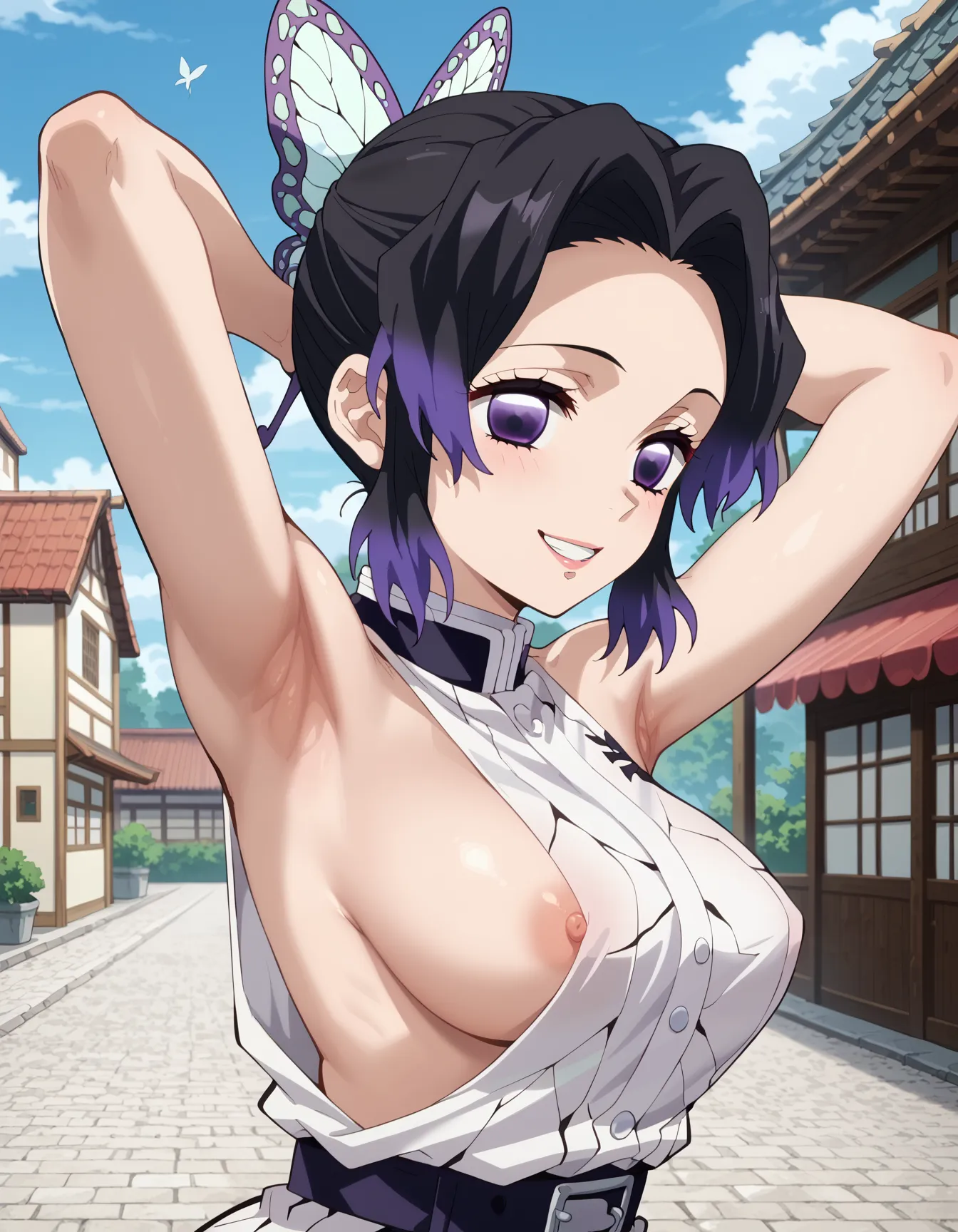 鬼滅の刃に登場する「このおっぱいで37kgは無理でしょ」しのぶちゃんのエロいAI画像440枚！(10ページ目)の38枚目の画像です。