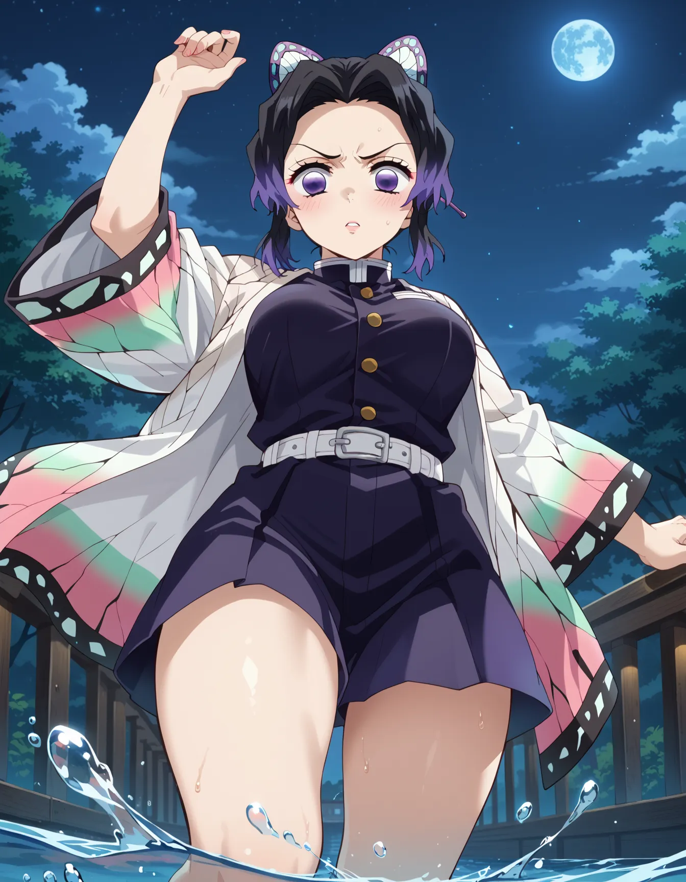 鬼滅の刃に登場する「このおっぱいで37kgは無理でしょ」しのぶちゃんのエロいAI画像440枚！(11ページ目)の14枚目の画像です。