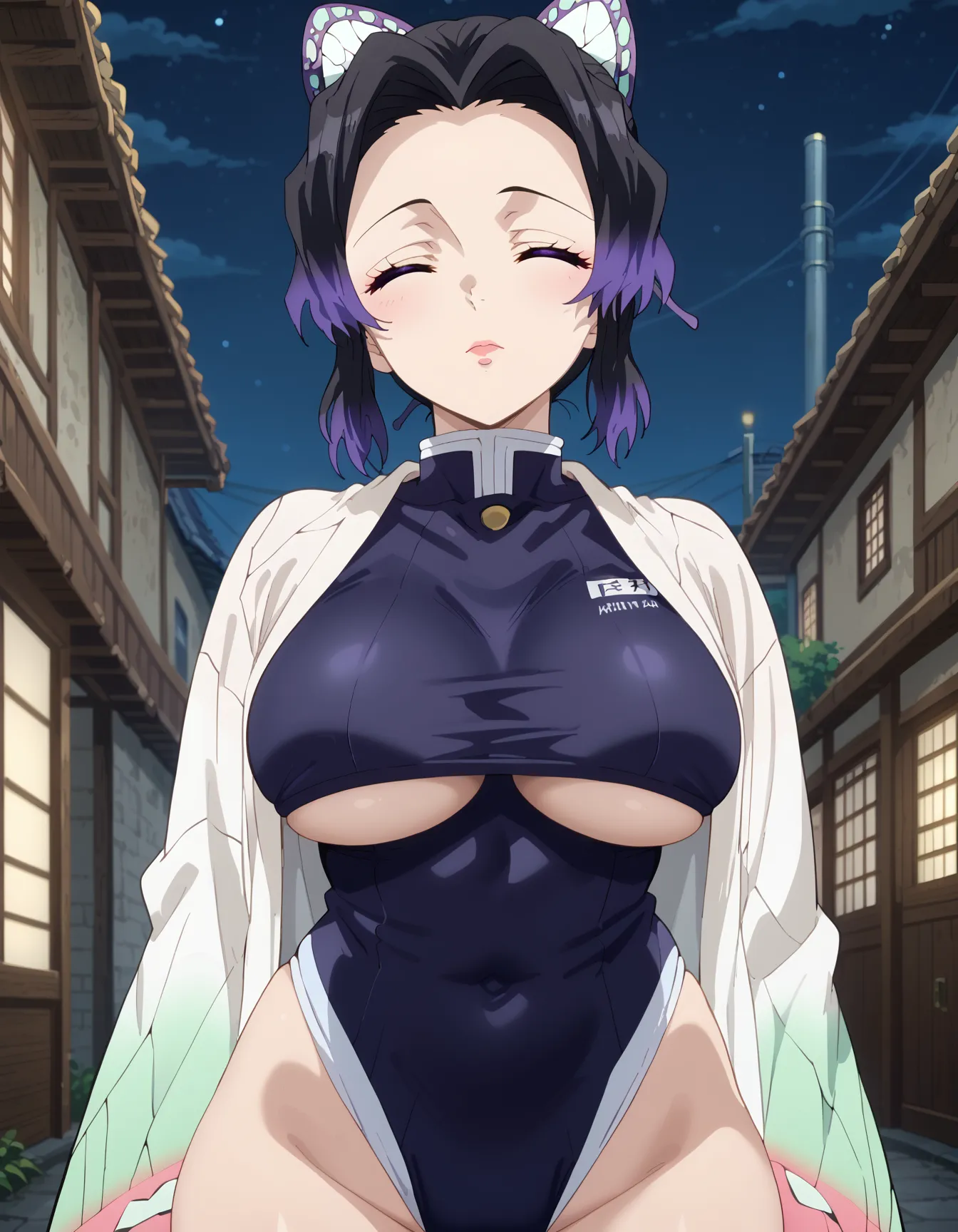 鬼滅の刃に登場する「このおっぱいで37kgは無理でしょ」しのぶちゃんのエロいAI画像440枚！(11ページ目)の32枚目の画像です。