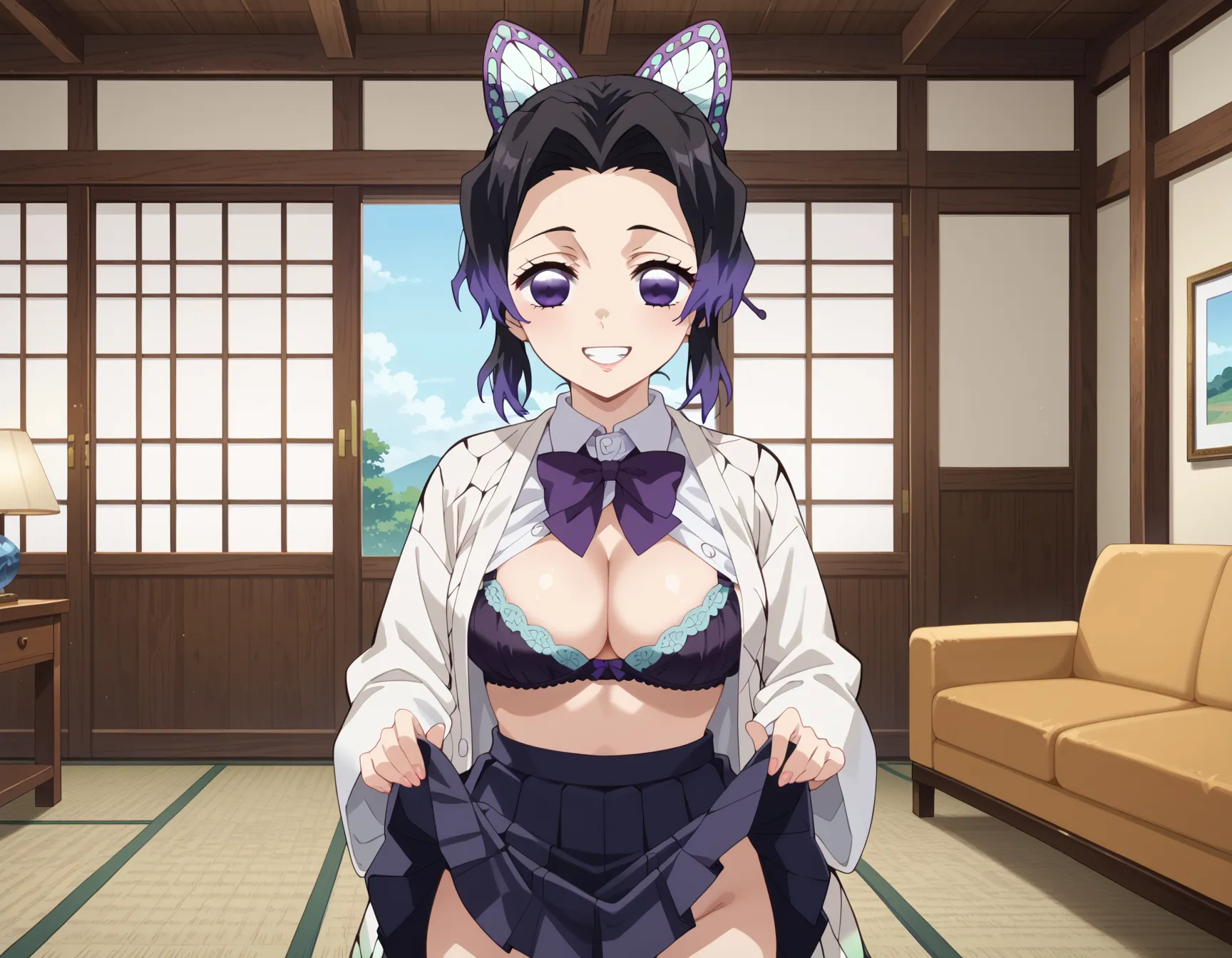 鬼滅の刃に登場する「このおっぱいで37kgは無理でしょ」しのぶちゃんのエロいAI画像440枚！(2ページ目)の20枚目の画像です。