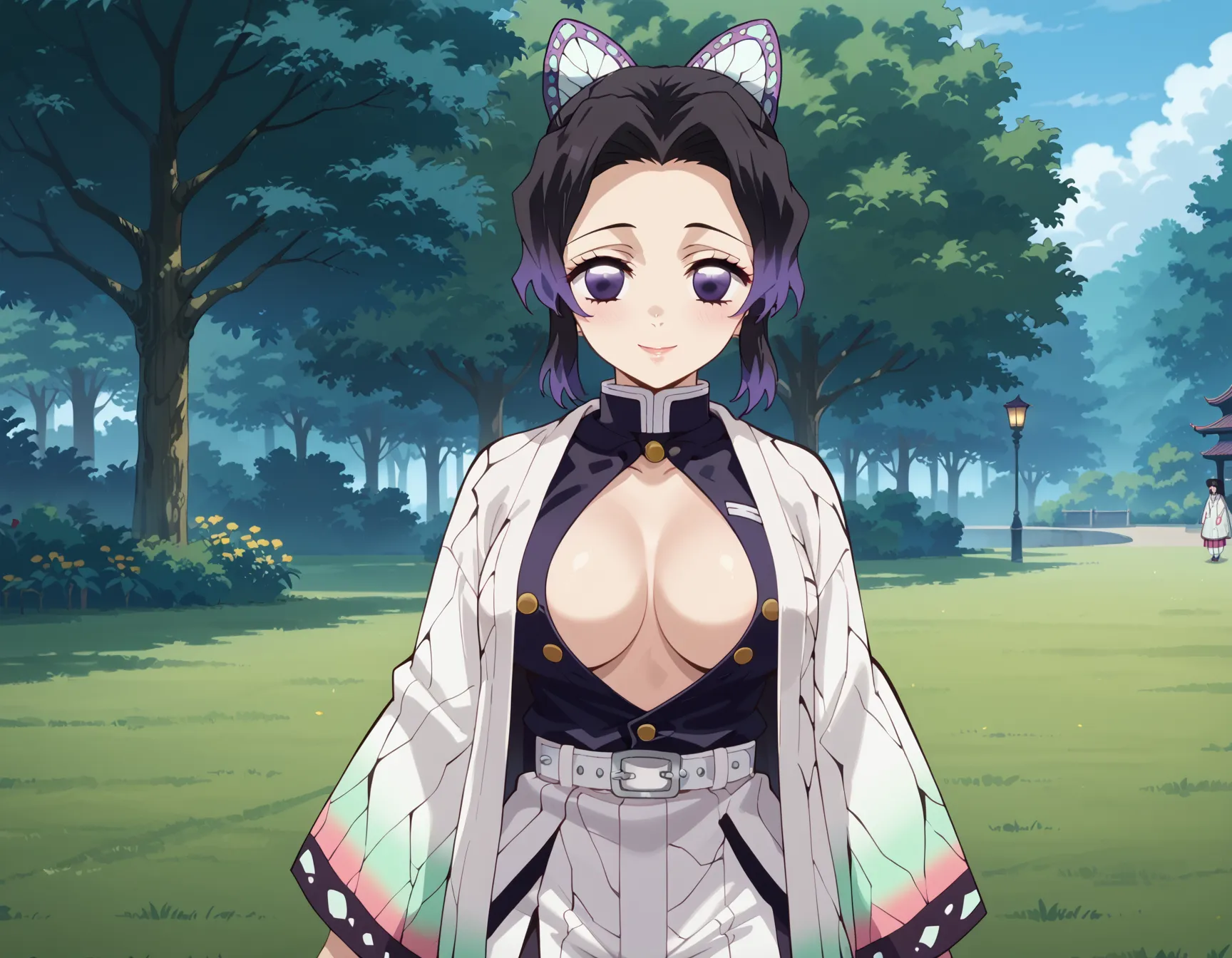 鬼滅の刃に登場する「このおっぱいで37kgは無理でしょ」しのぶちゃんのエロいAI画像440枚！(2ページ目)の22枚目の画像です。