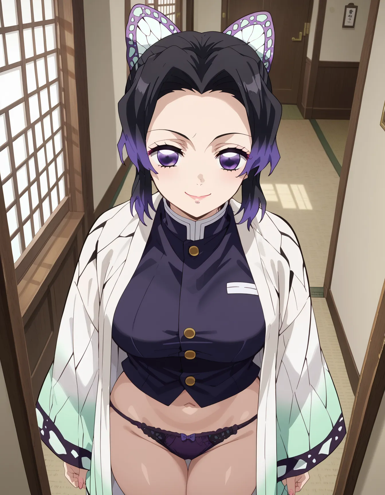 鬼滅の刃に登場する「このおっぱいで37kgは無理でしょ」しのぶちゃんのエロいAI画像440枚！(2ページ目)の39枚目の画像です。