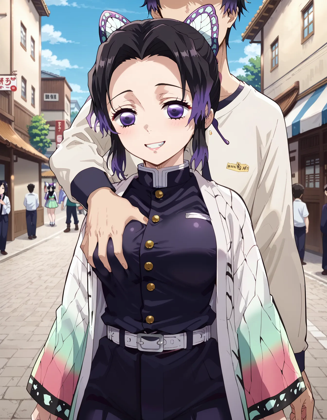 鬼滅の刃に登場する「このおっぱいで37kgは無理でしょ」しのぶちゃんのエロいAI画像440枚！(5ページ目)の5枚目の画像です。