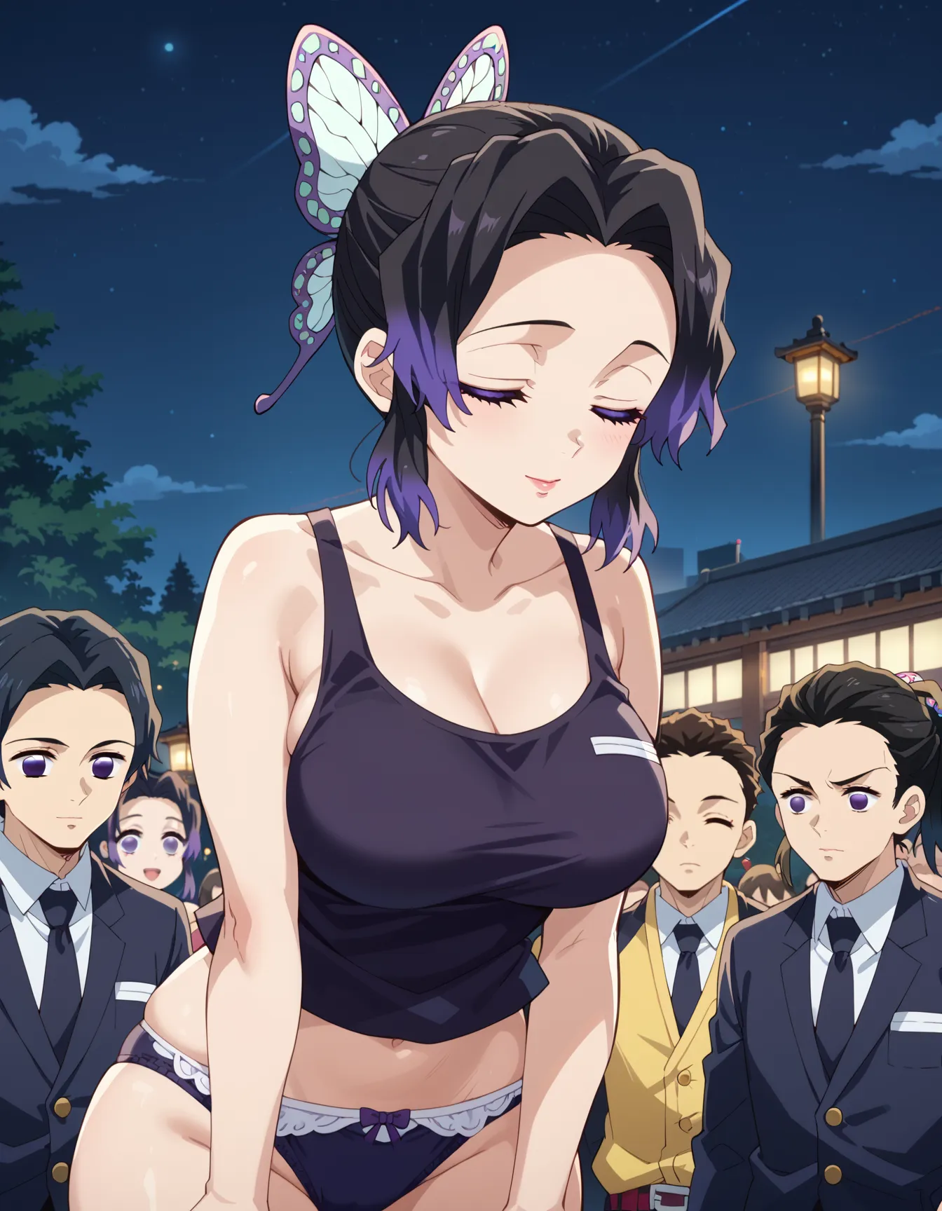 鬼滅の刃に登場する「このおっぱいで37kgは無理でしょ」しのぶちゃんのエロいAI画像440枚！(5ページ目)の11枚目の画像です。