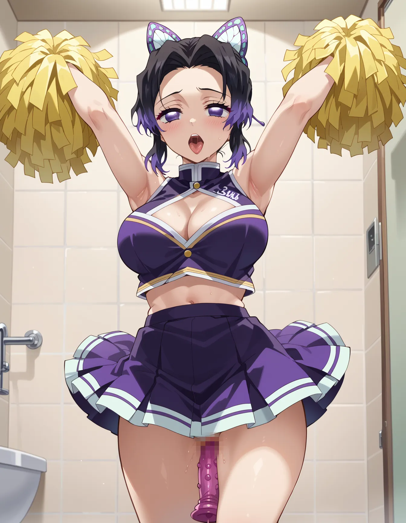 鬼滅の刃に登場する「このおっぱいで37kgは無理でしょ」しのぶちゃんのエロいAI画像440枚！(5ページ目)の37枚目の画像です。
