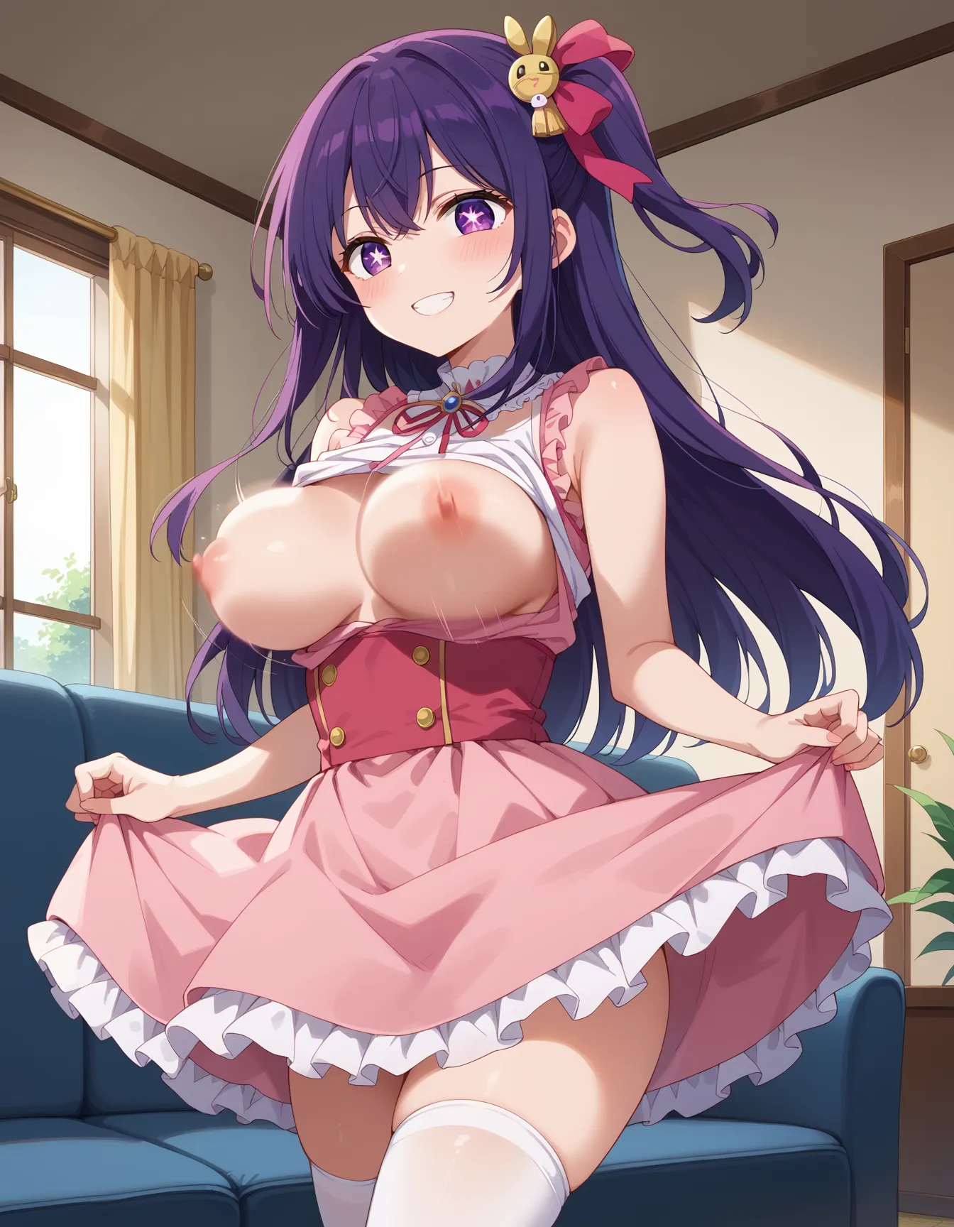 【星野アイエロ画像】推しの子に登場する美少女アイドルアイちゃんのエロいAI画像453枚！(10ページ目)_次ページのエロ画像