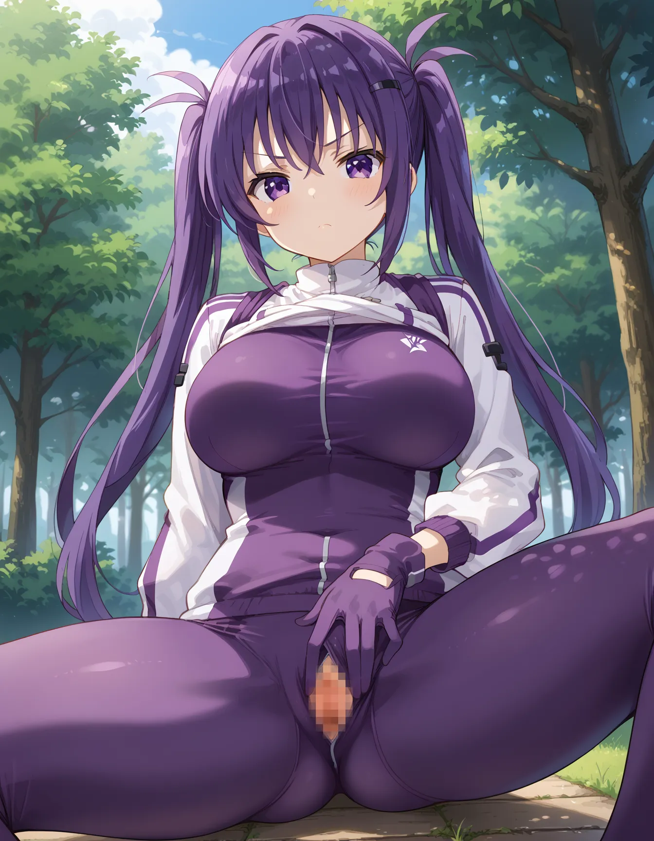 ごちうさに登場する巨乳クールビューティーなリゼちゃんのエロいAI画像460枚！の38枚目の画像です。