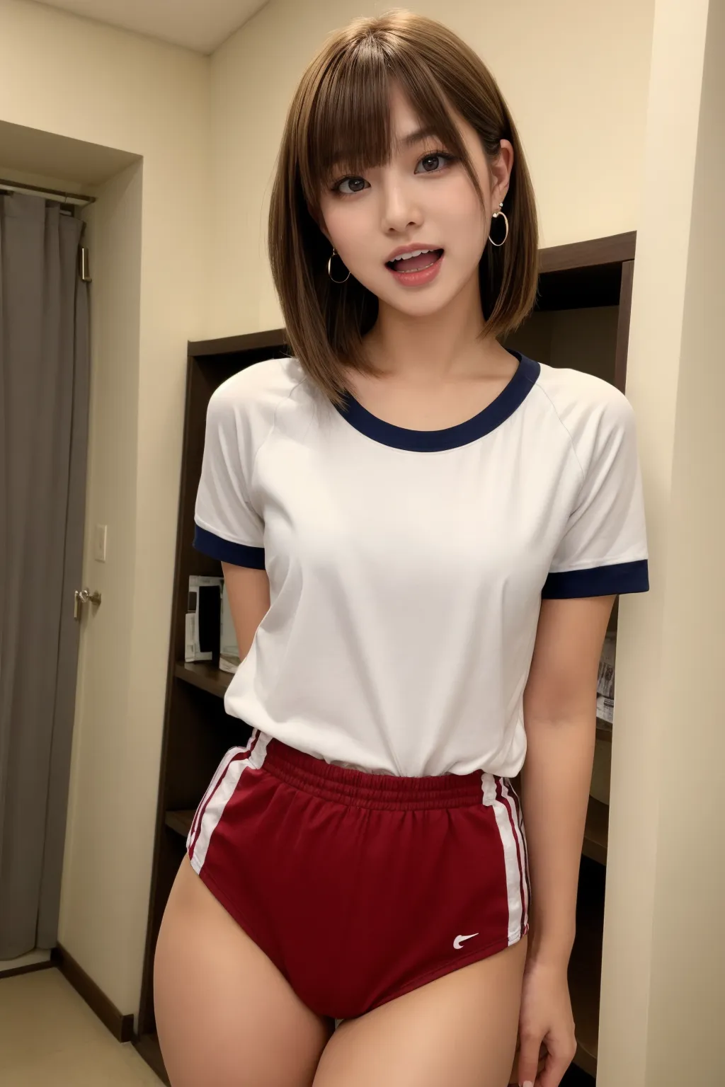 派手JKが体操服やブルマをエッチに着こなすAIエロ画像305枚！(5ページ目) 39枚目の画像です。
