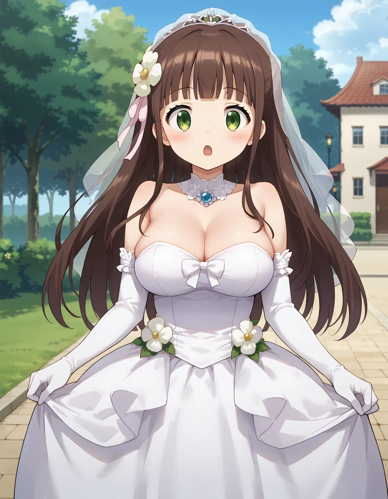 ごちうさに登場する実は脱いだらグラマーな千夜ちゃんのエロいAI画像400枚！(5ページ目) 35 image