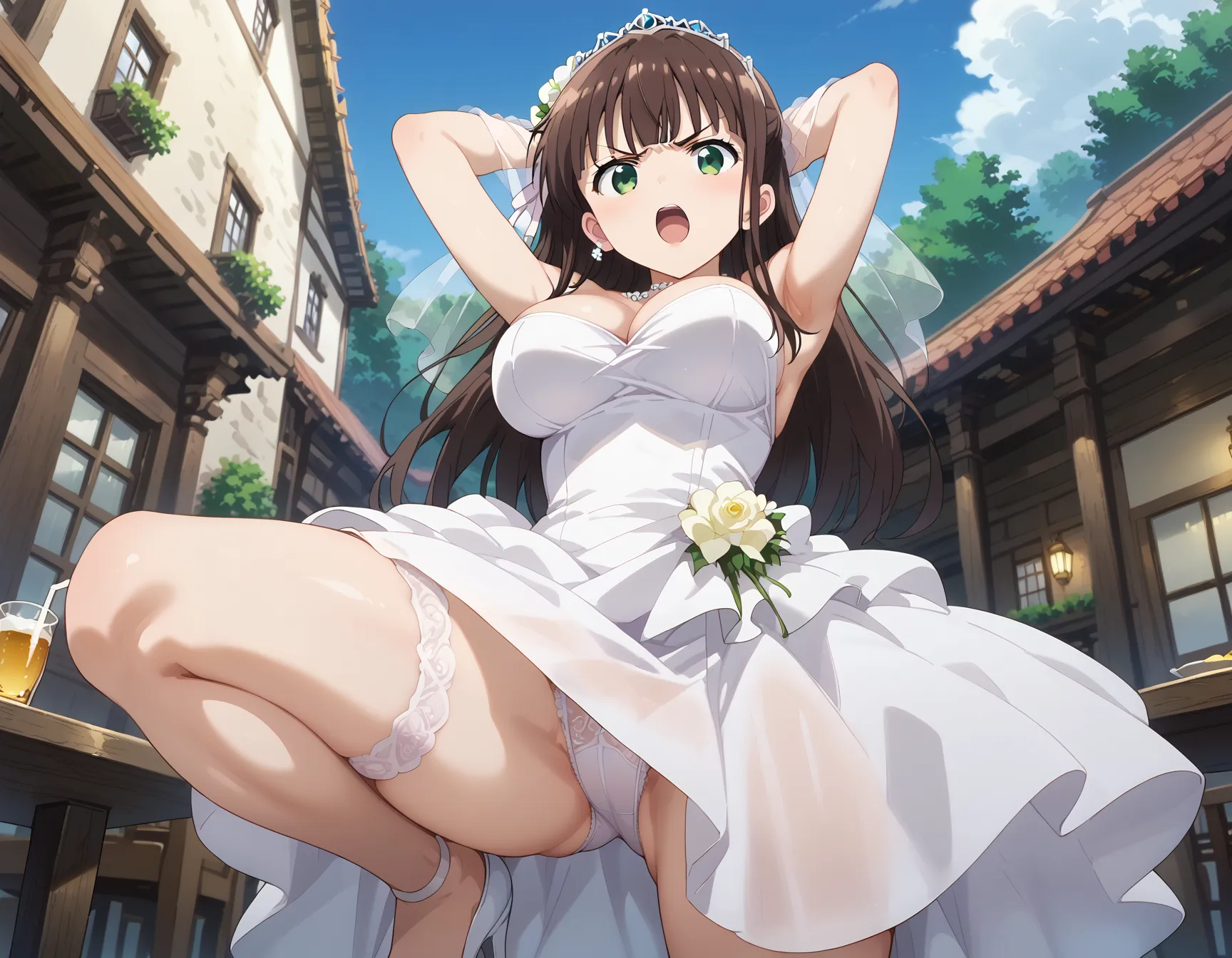 ごちうさに登場する実は脱いだらグラマーな千夜ちゃんのエロいAI画像400枚！(5ページ目) 4 image