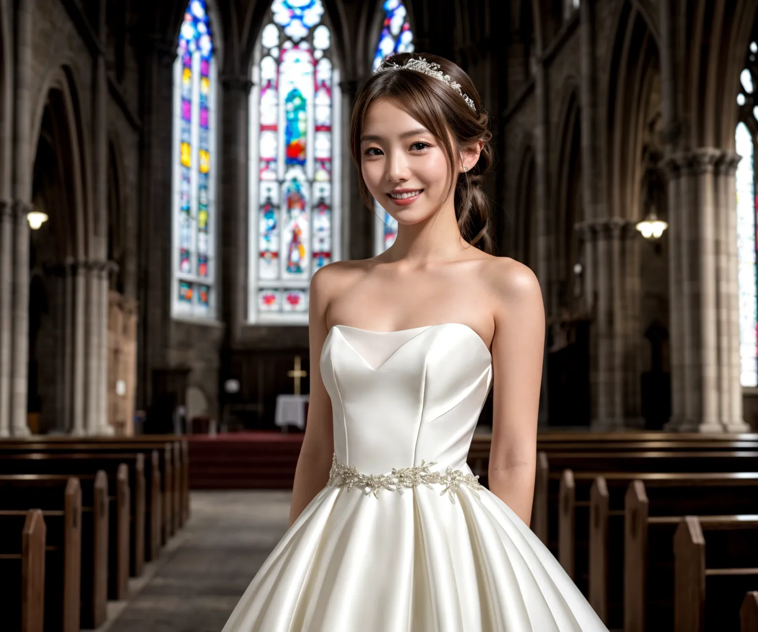 もしも僕のお嫁さんが小柄童顔美女だったら？！そんな妄想を叶えてみたAI画像360枚！(6ページ目) 8枚目の画像です。