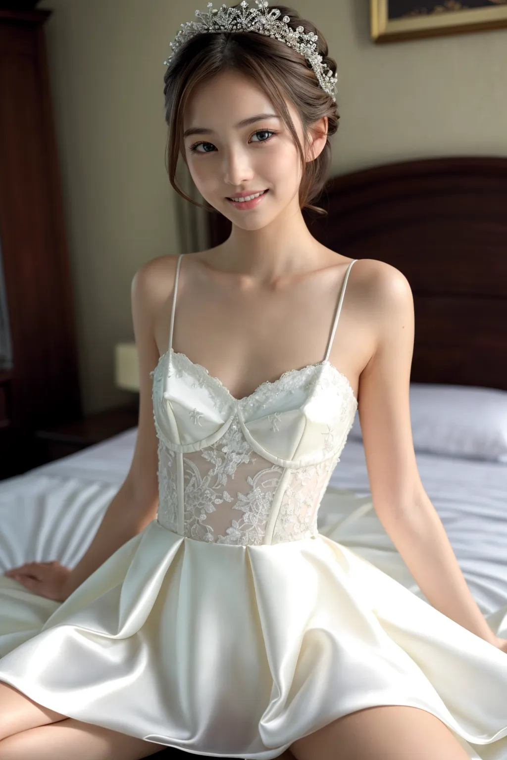 もしも僕のお嫁さんが小柄童顔美女だったら？！そんな妄想を叶えてみたAI画像360枚！(8ページ目) 32 image