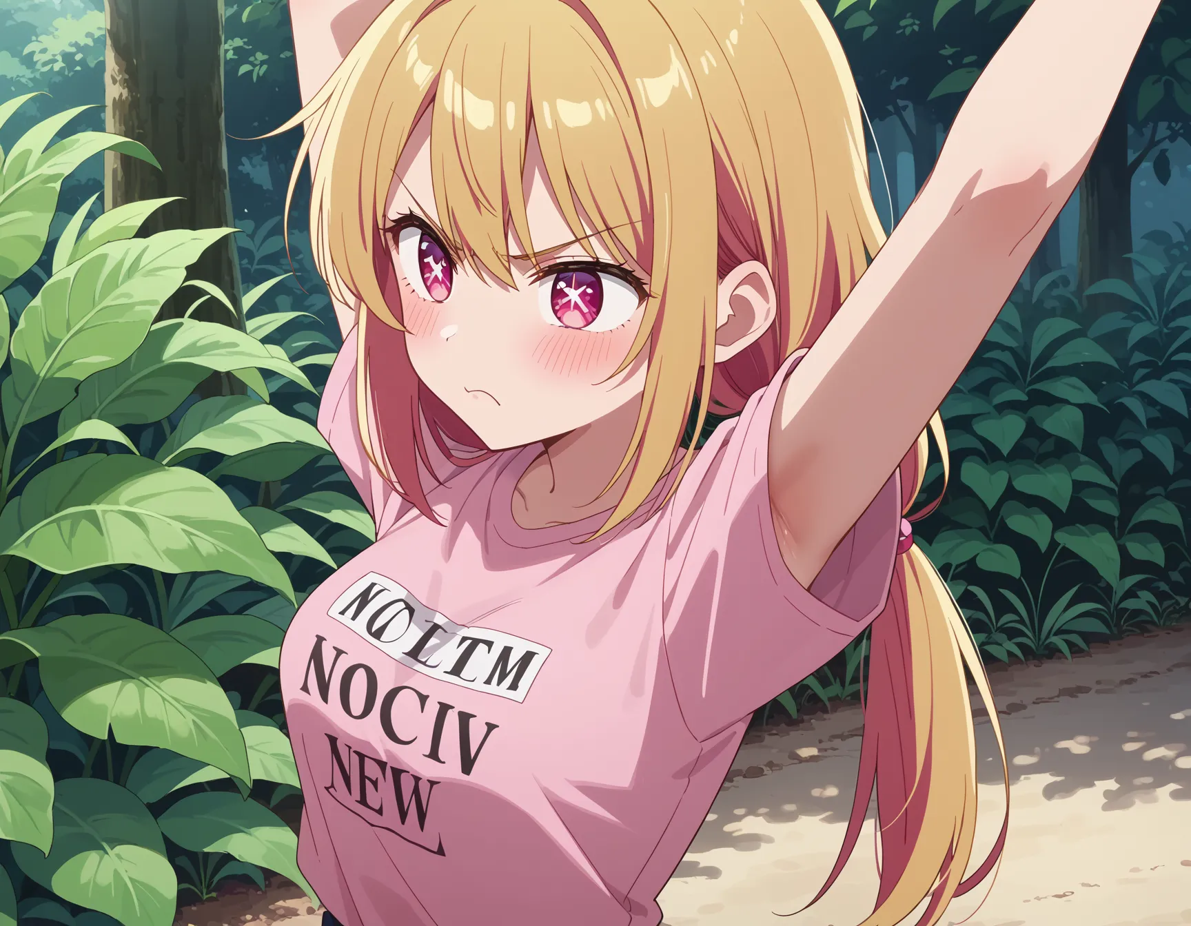 推しの子に登場するメインキャラで金髪美少女ルビーちゃんのエロいAI画像450枚！の28枚目の画像です。