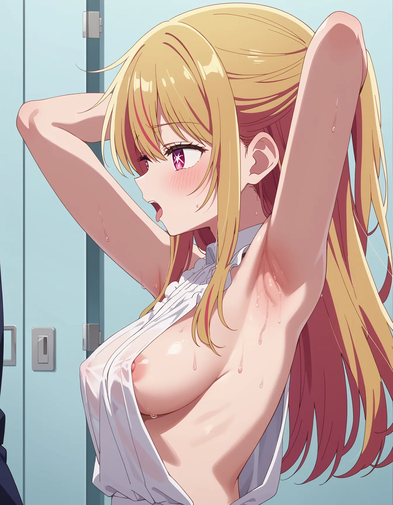 推しの子に登場するメインキャラで金髪美少女ルビーちゃんのエロいAI画像450枚！(3ページ目)の5枚目の画像です。