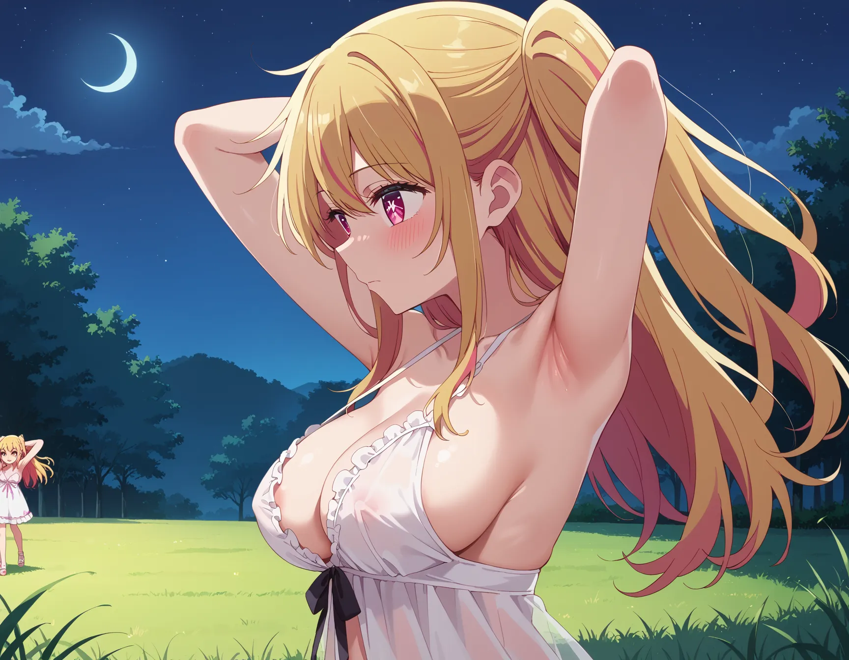 推しの子に登場するメインキャラで金髪美少女ルビーちゃんのエロいAI画像450枚！の19枚目の画像です。